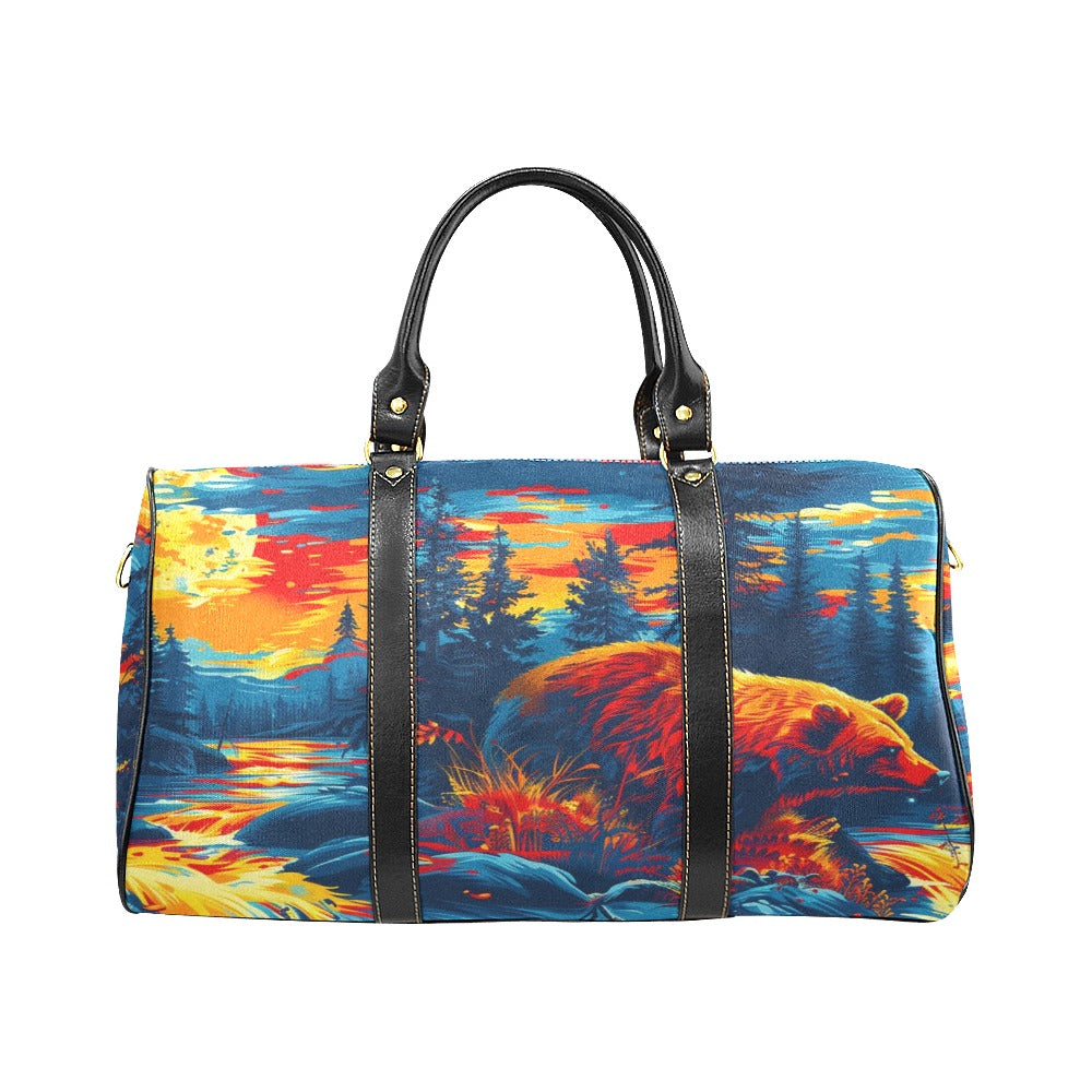 Fishing Bear Waterproof Travel Bag/Small