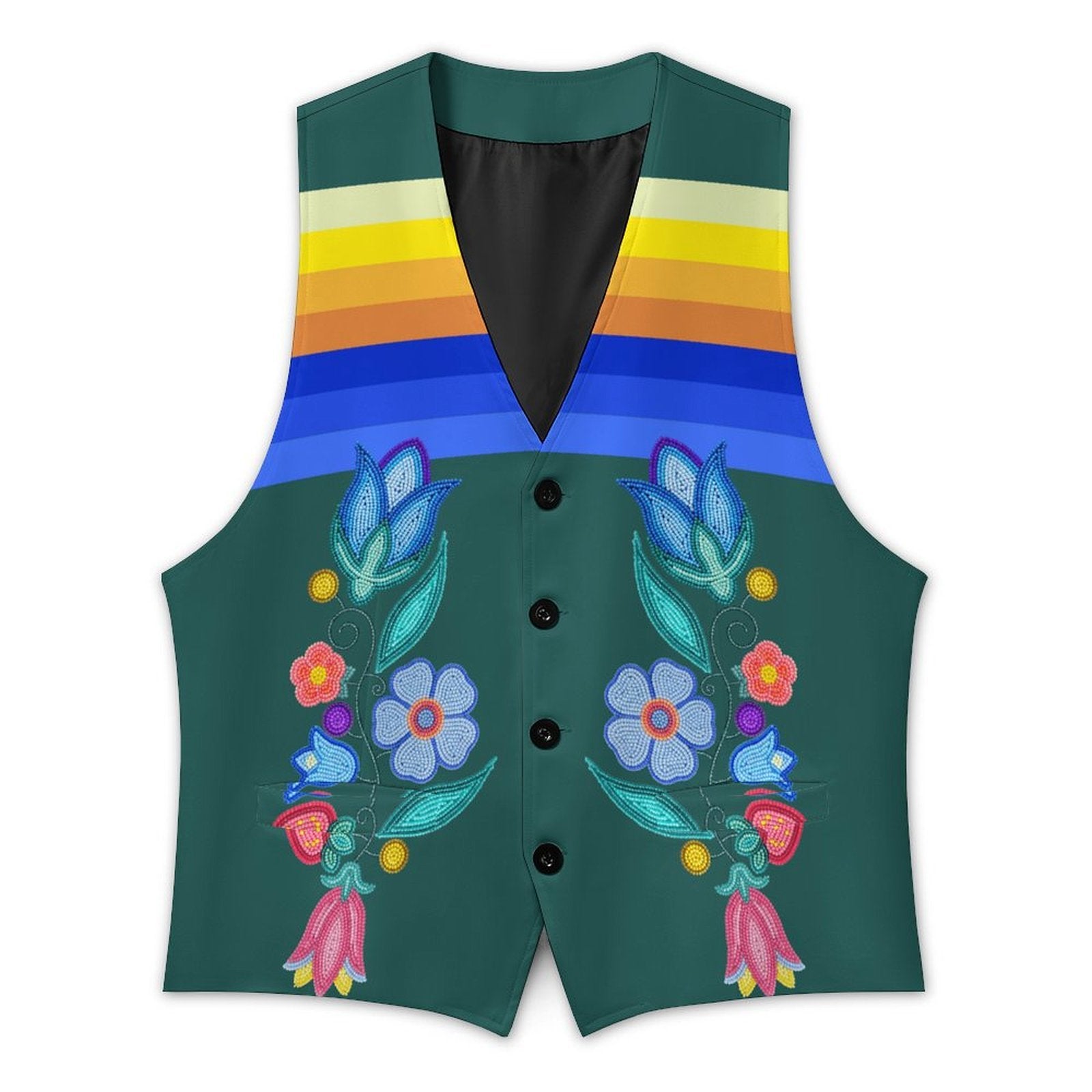Bear Harvest Men's Sleeveless Suit Vest
