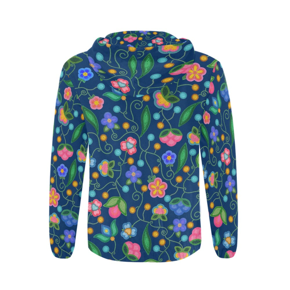 Skyberry Serenade Navy Men's Zipper Hoodie