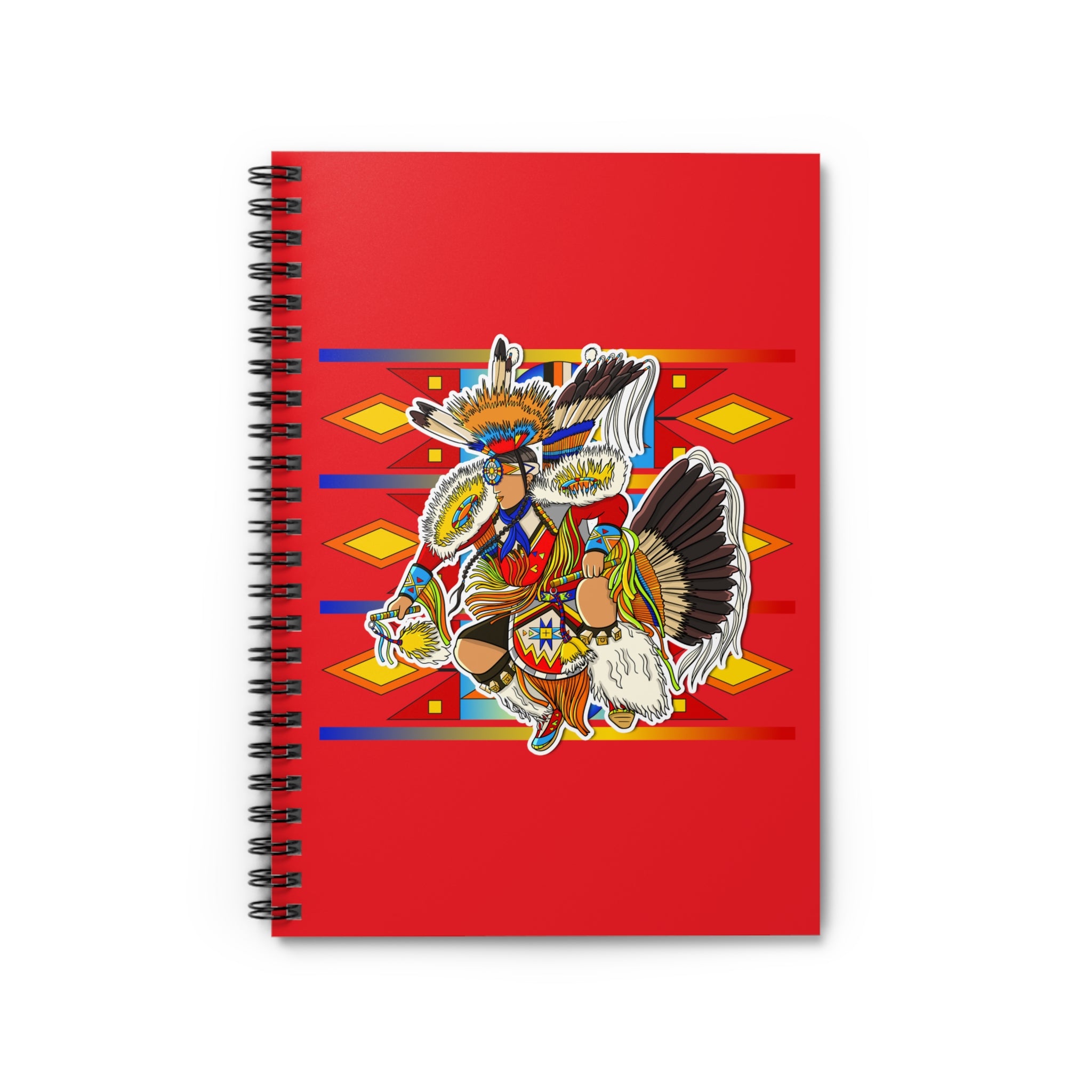 Fancy Dancer Men 3 Spiral Notebook