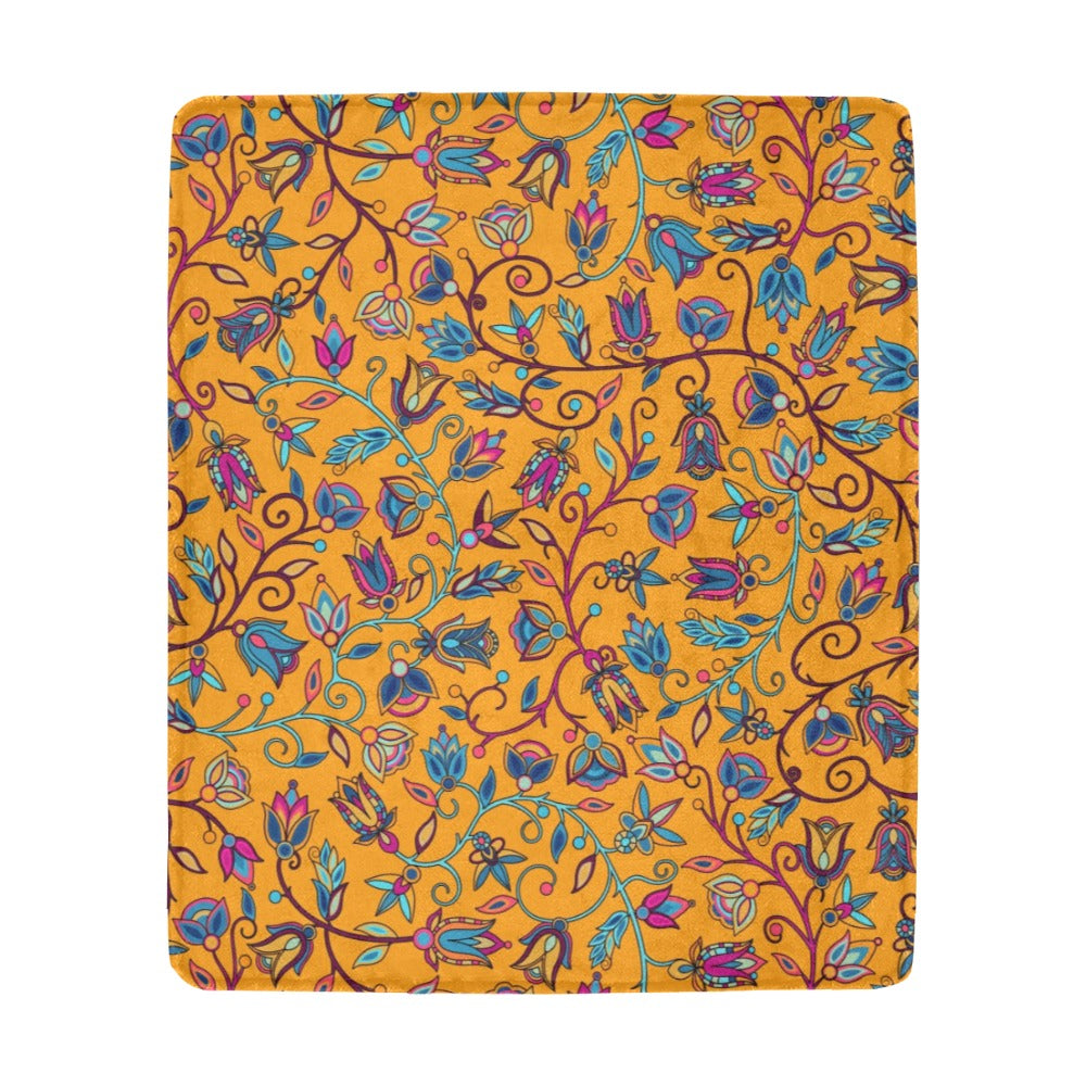 Buffalo Bloom Orange Ultra-Soft Micro Fleece Blanket 50"x60"