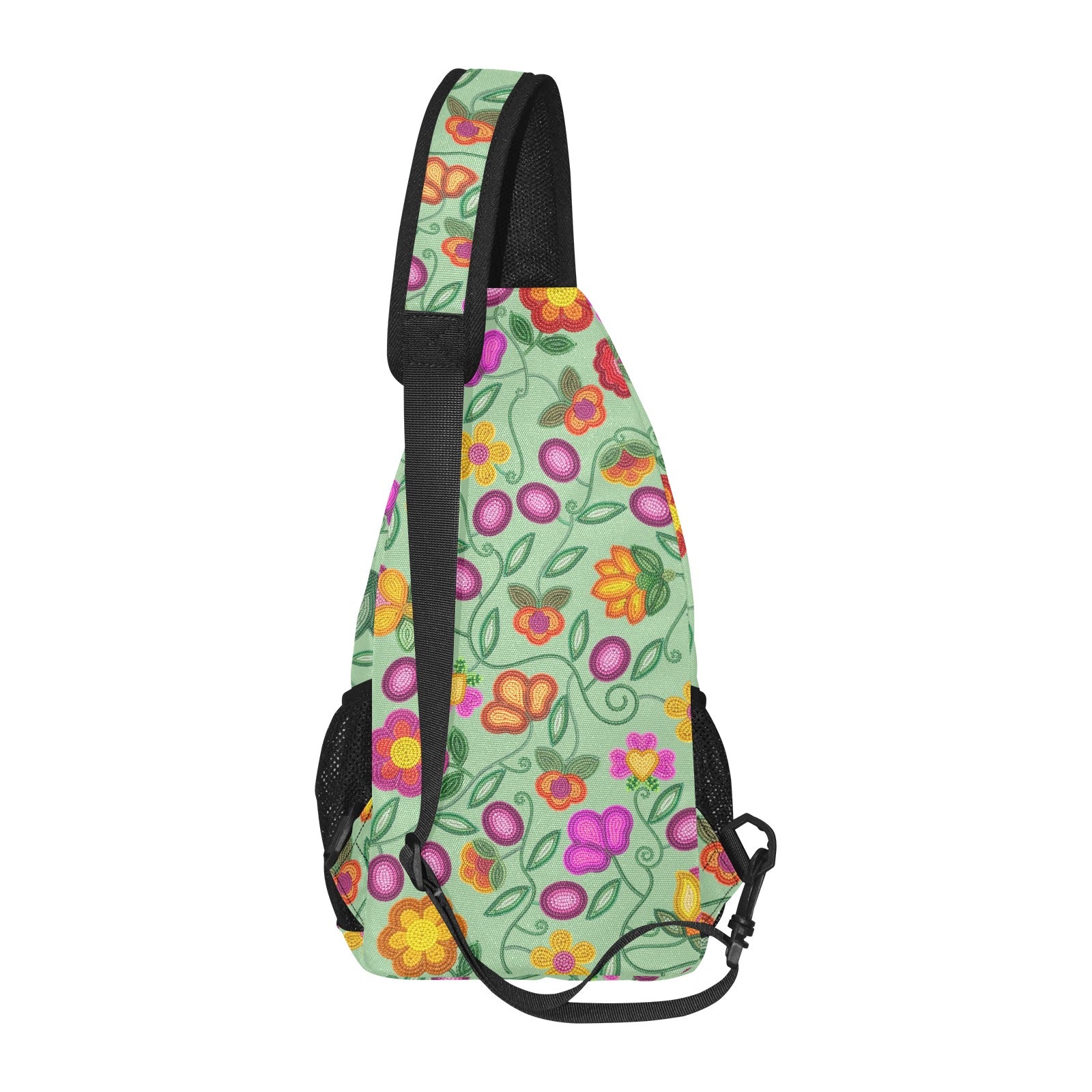 Boreal Bounty Green Chest Bag