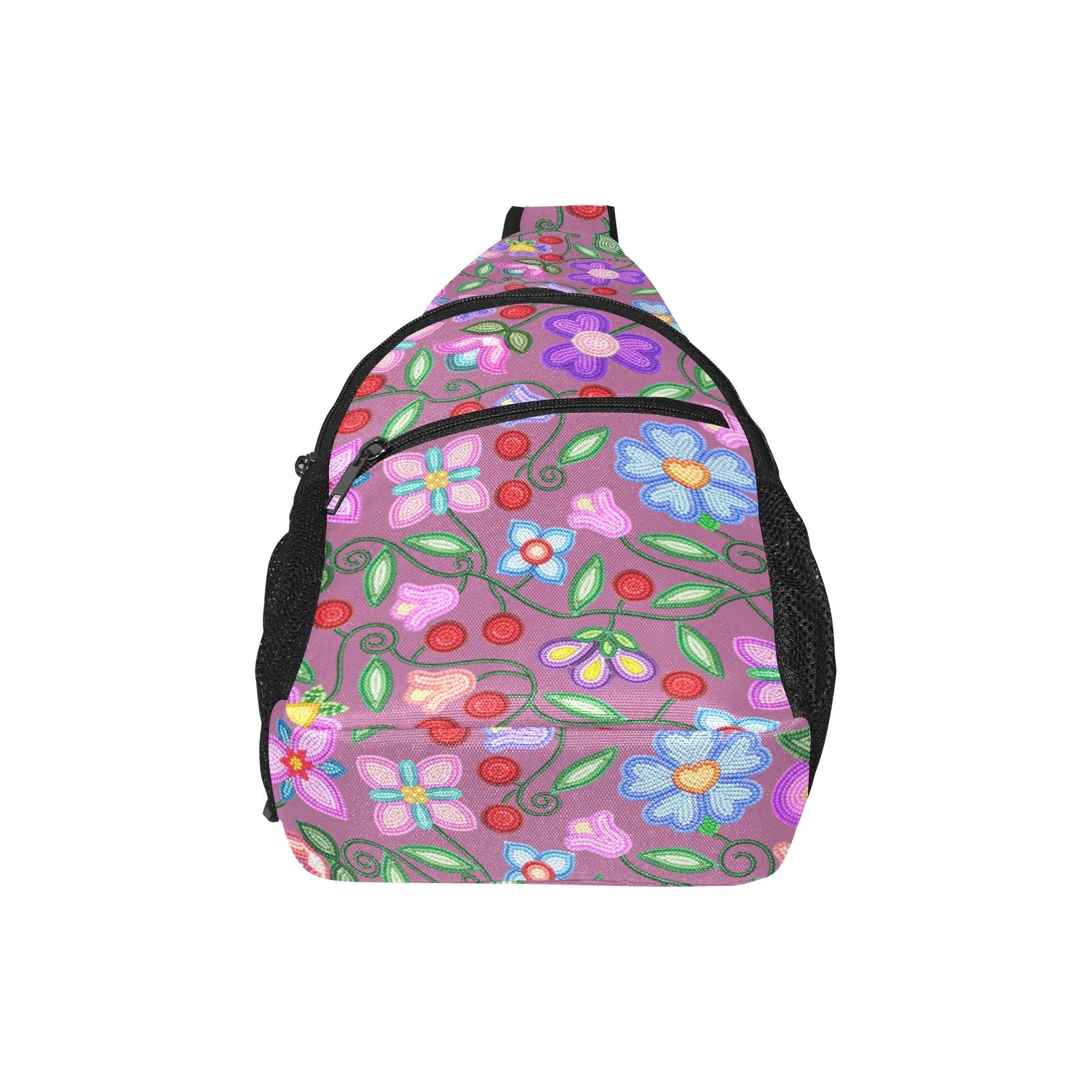 Petal Harmony Dusty Rose Chest Bag