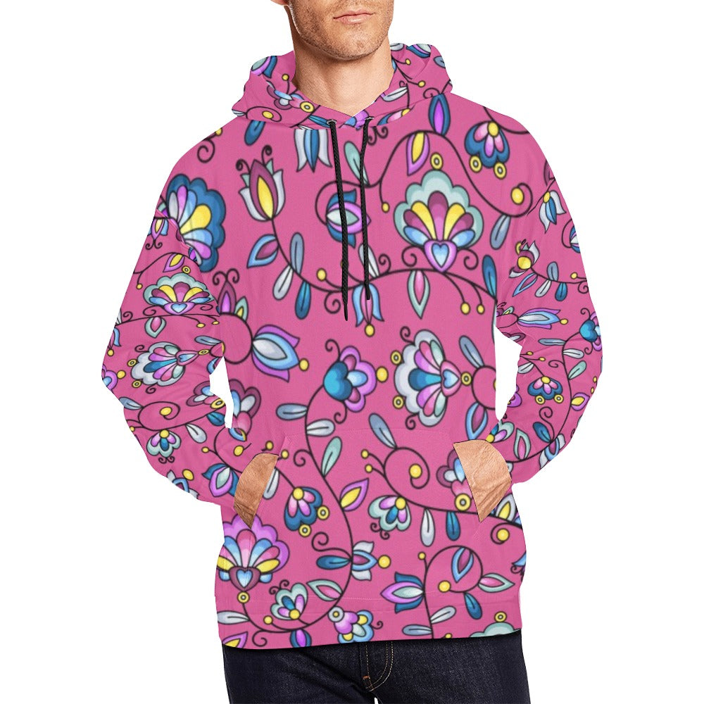Autumn Bundle Blessing Pink Hoodie for Men (USA Size)
