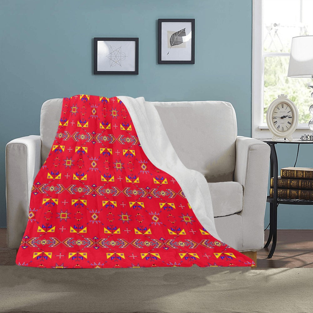 Scattered Generations Red Ultra-Soft Micro Fleece Blanket 40"x50"