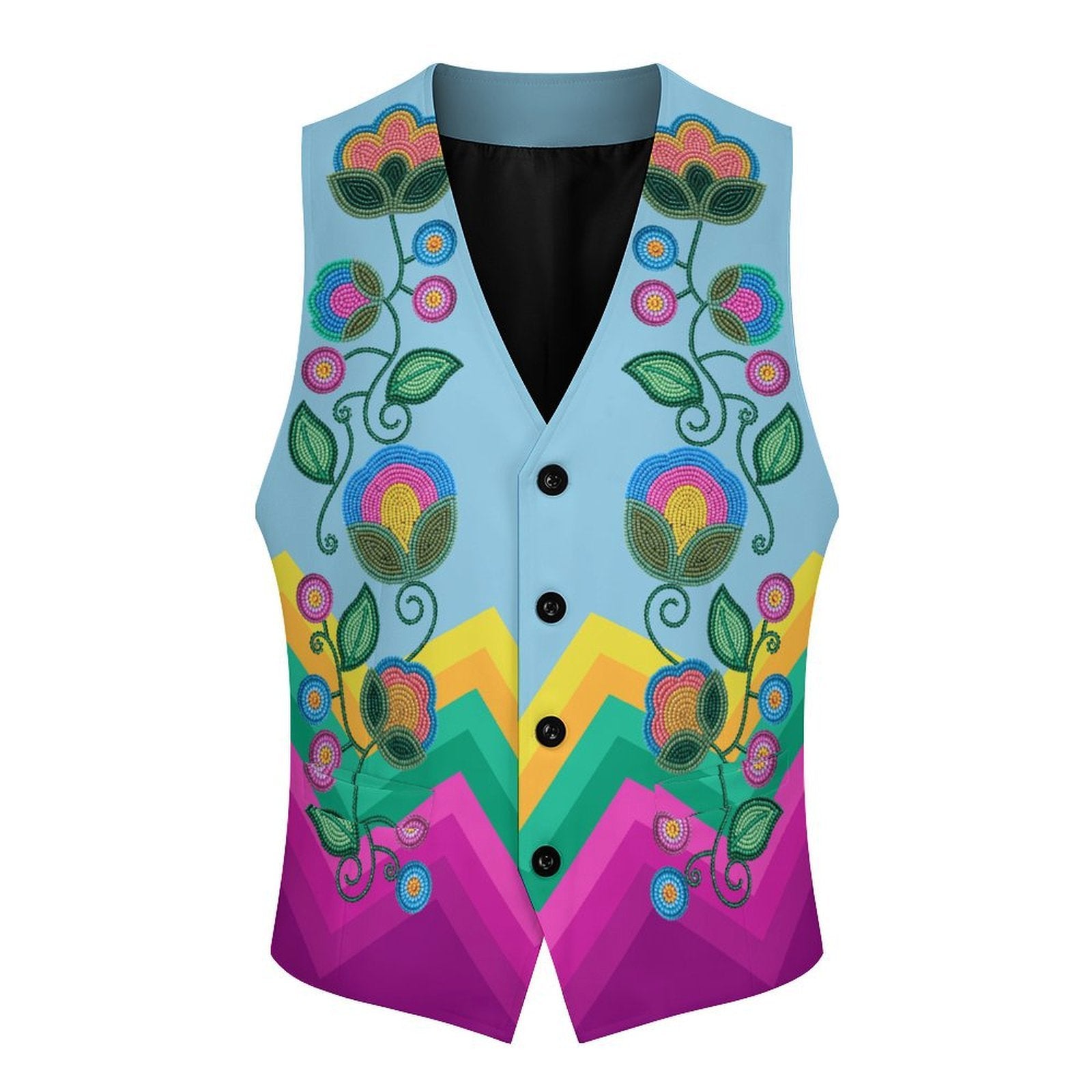Turquoise Sunbeam Women's Sleeveless Suit Vest