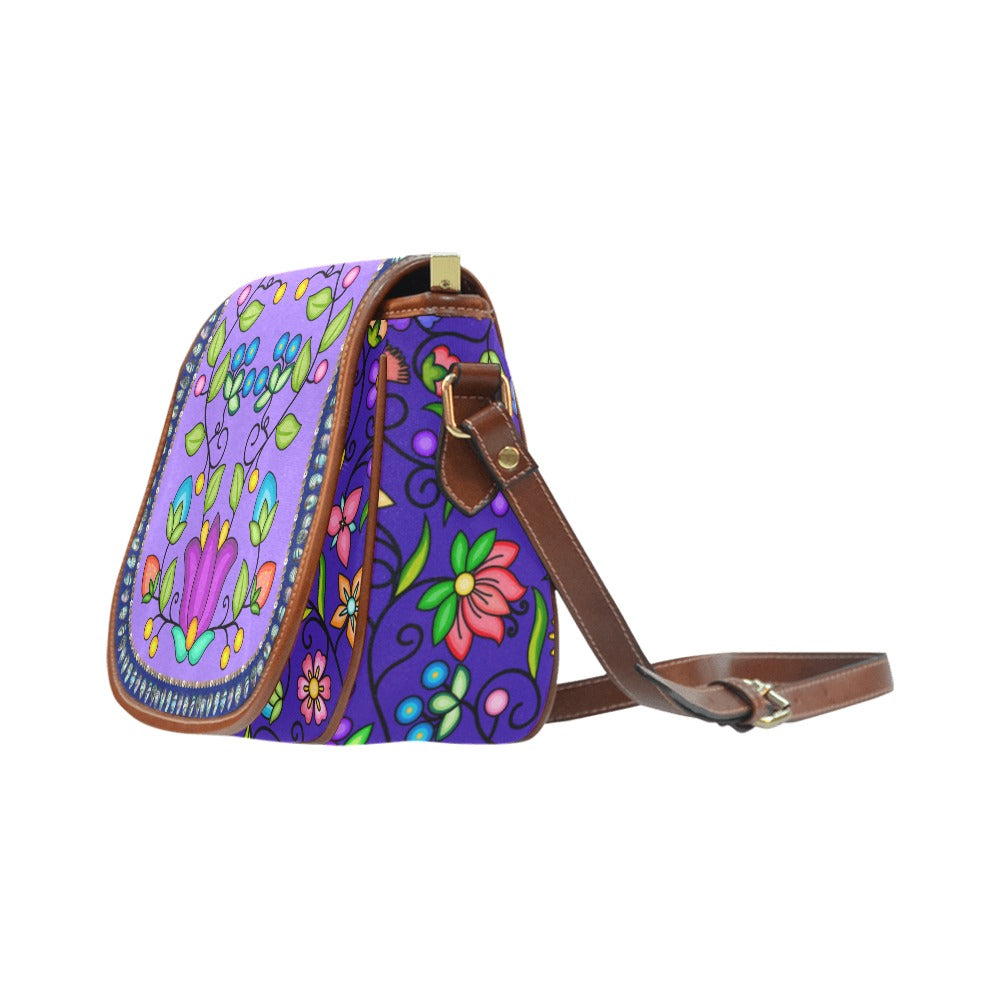 Grandmother Legacy Purple Saddle Bag/Large