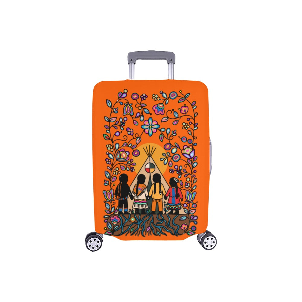Rooted in Culture Luggage Cover/Small 18"-21"