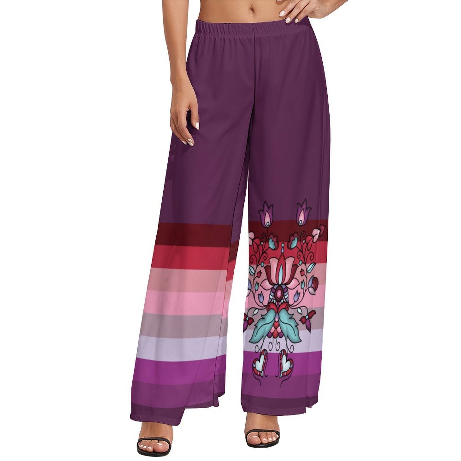 Snowlit Petal Dreams Ribbon Pants