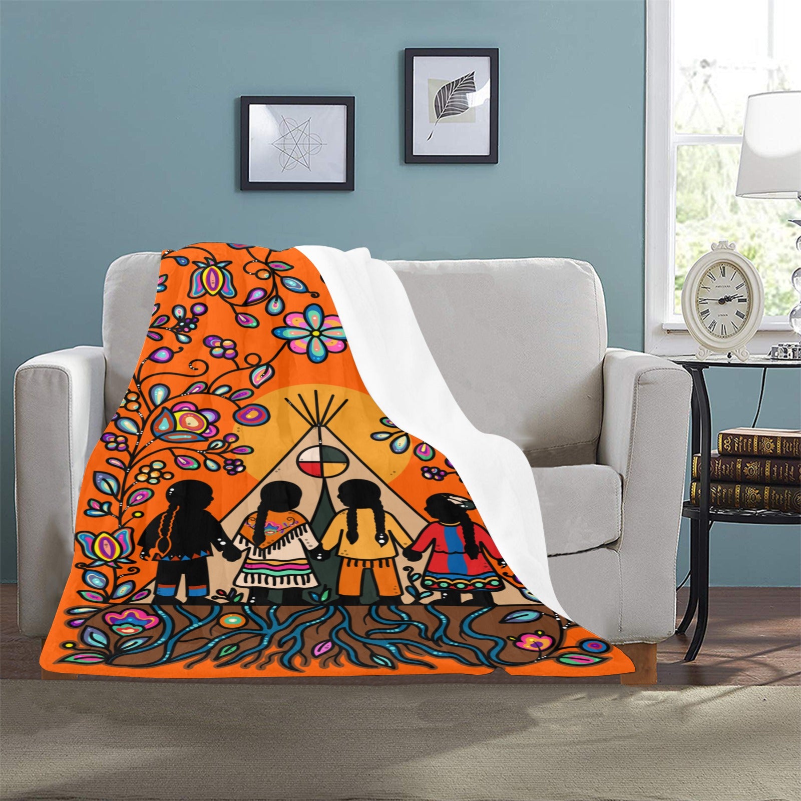 Rooted in Culture Ultra-Soft Micro Fleece Blanket 32"x48"