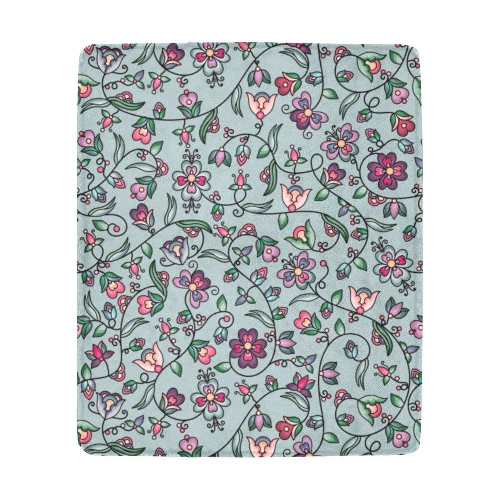 Amber Evening Garland Turquoise Ultra-Soft Micro Fleece Blanket 50"x60"