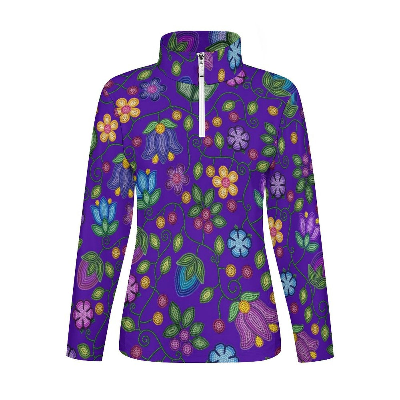 Bloom Uplift Indigo Long Sleeve Yoga Shirt