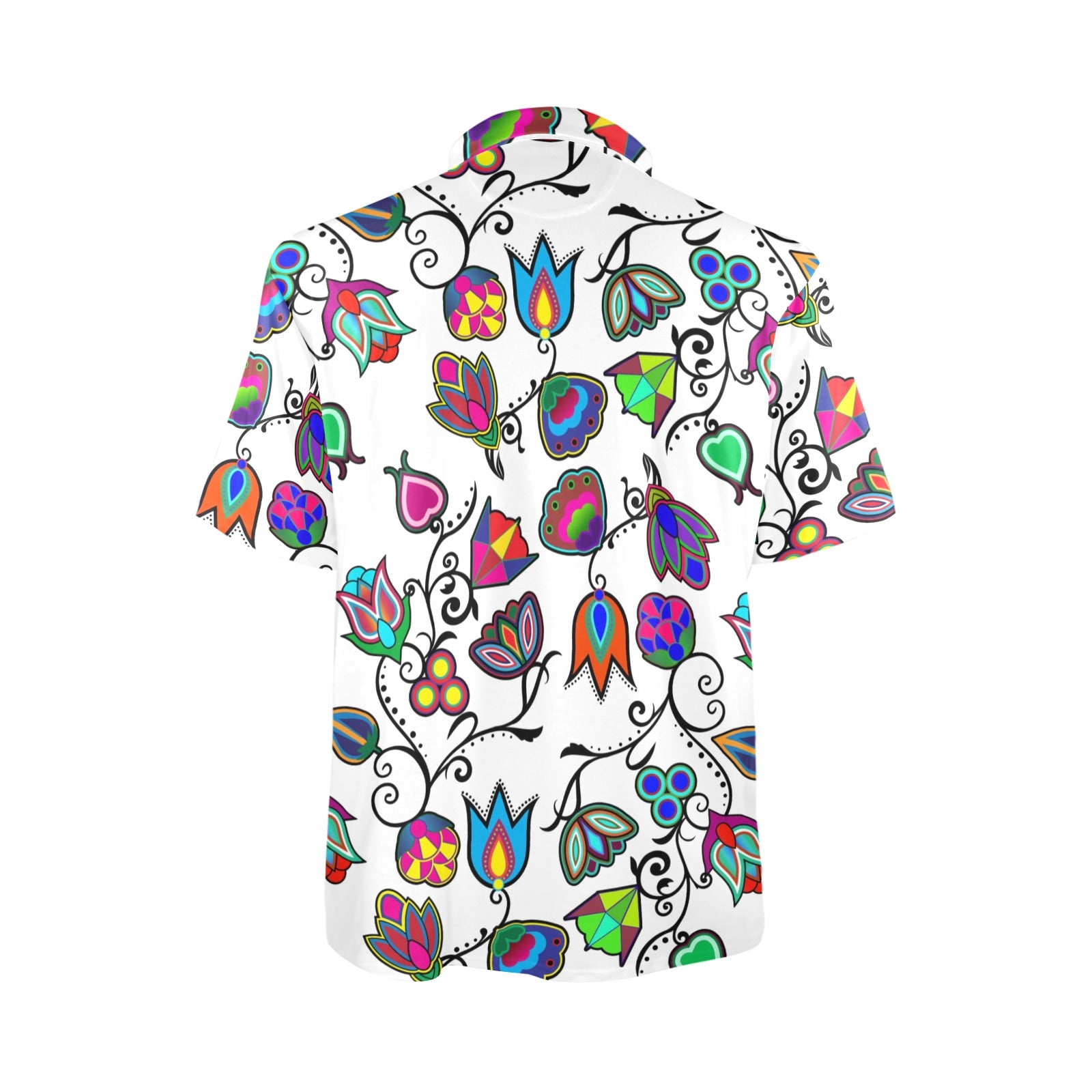 Indigenous Paisley White Polo Shirt