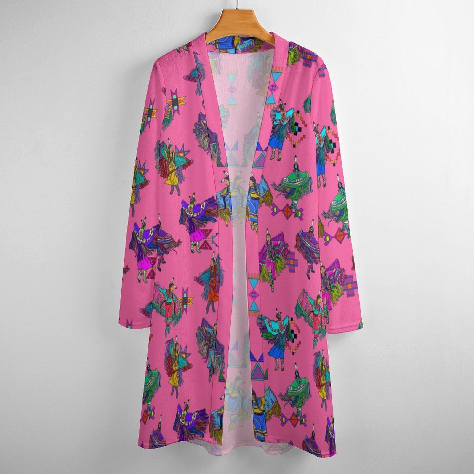 Women's Fancy Dancers Pink Cardigan