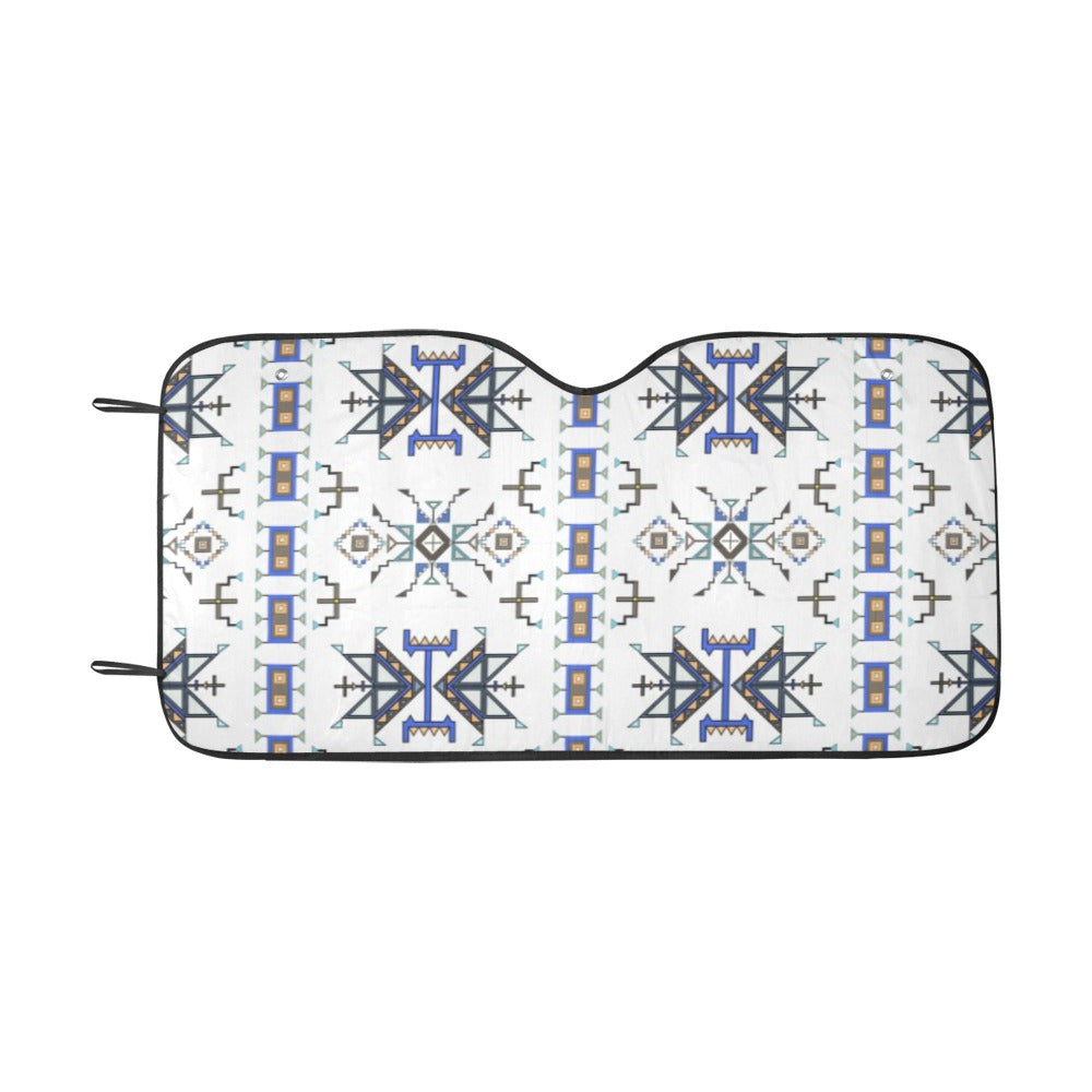 Eagle Strike White Car Sun Shade 55"x30"