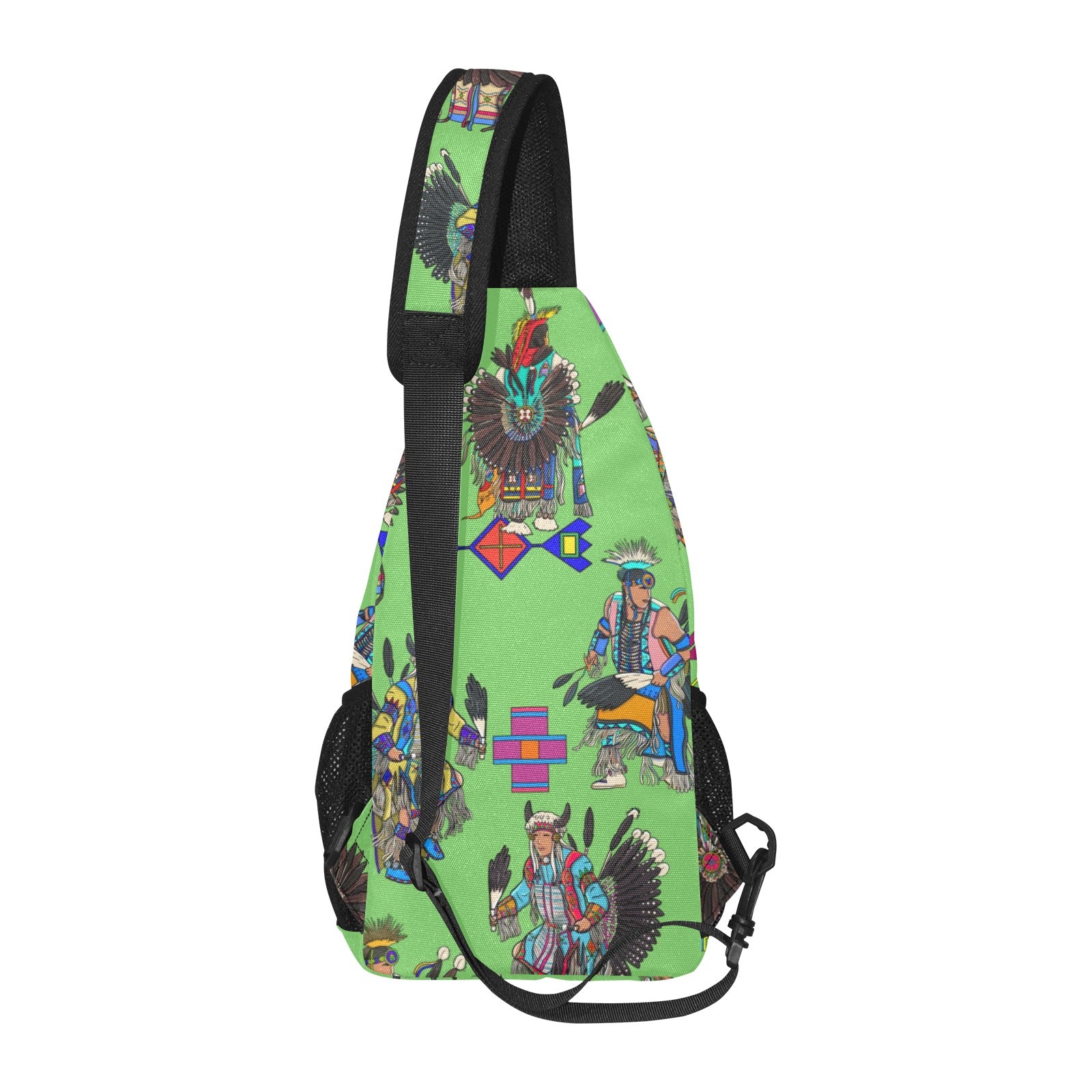Men's Tradish Dancers Grass Chest Bag