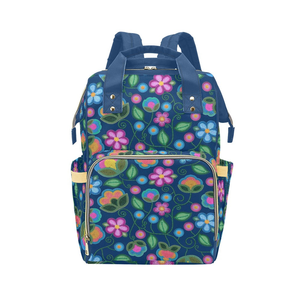 Turquoise Sunbeam Blue Multi-Function Diaper Backpack/Diaper Bag