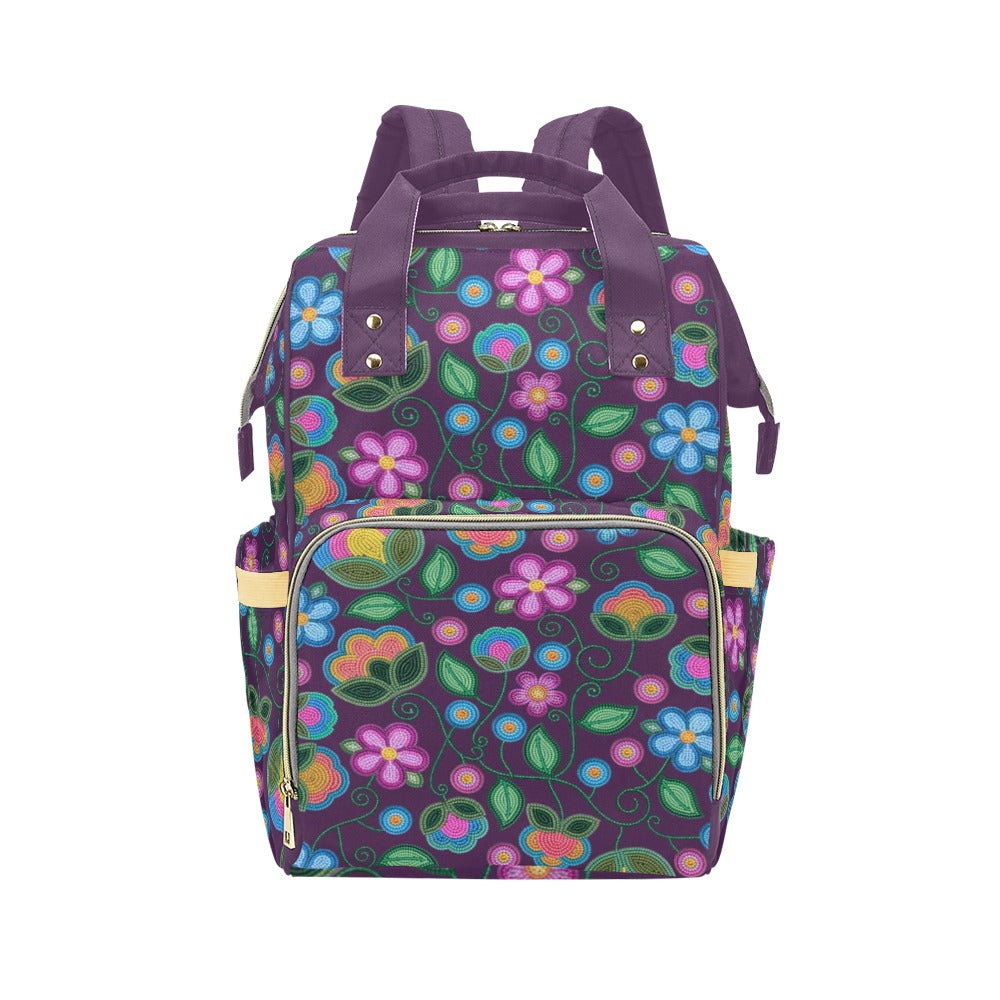 Turquoise Sunbeam Violet Multi-Function Diaper Backpack/Diaper Bag