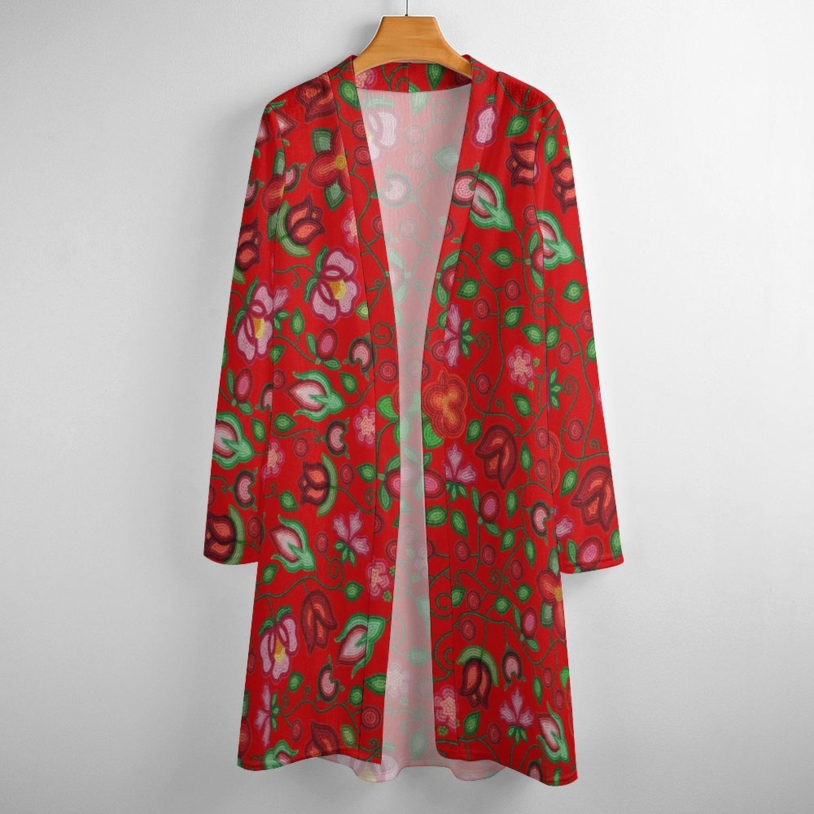 Rose Reverie Red Cardigan