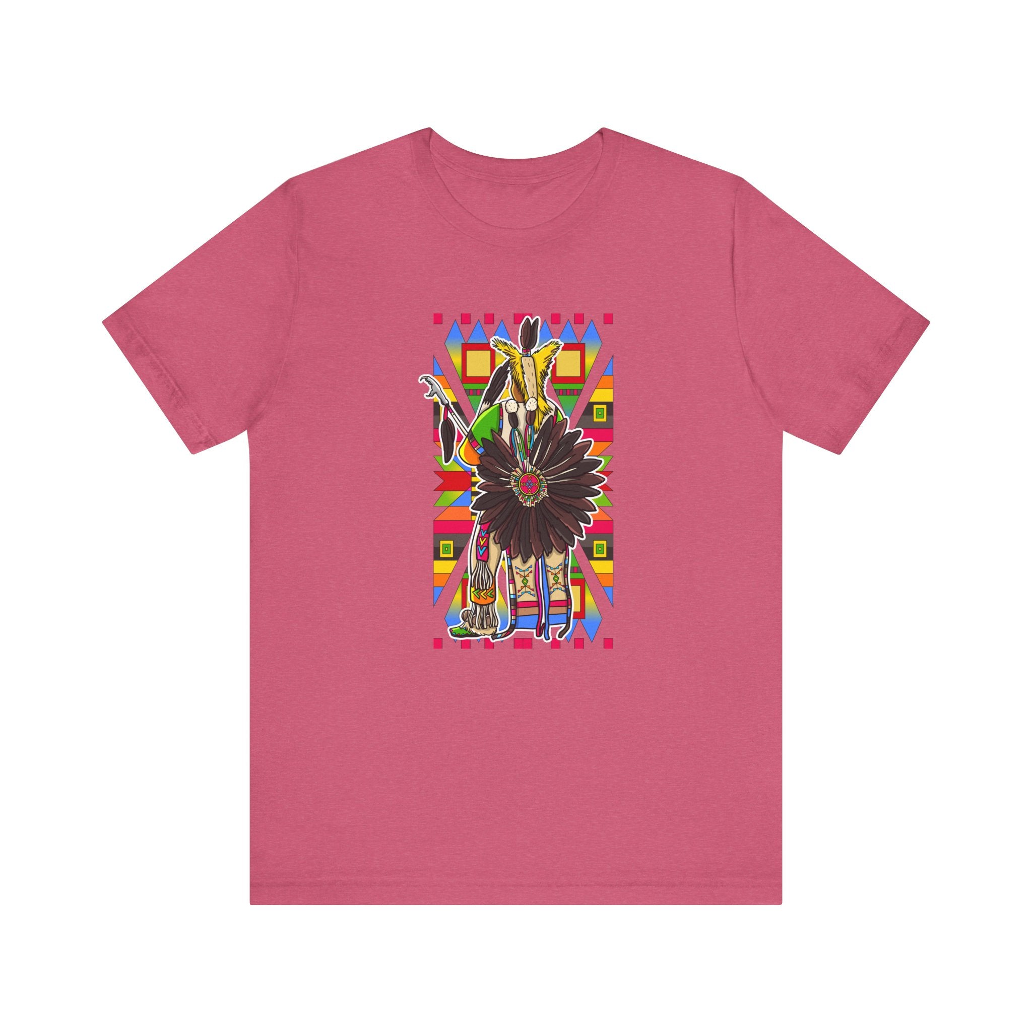 Traditional Powwow Man Dancer 5 Bella Canvas T-shirt