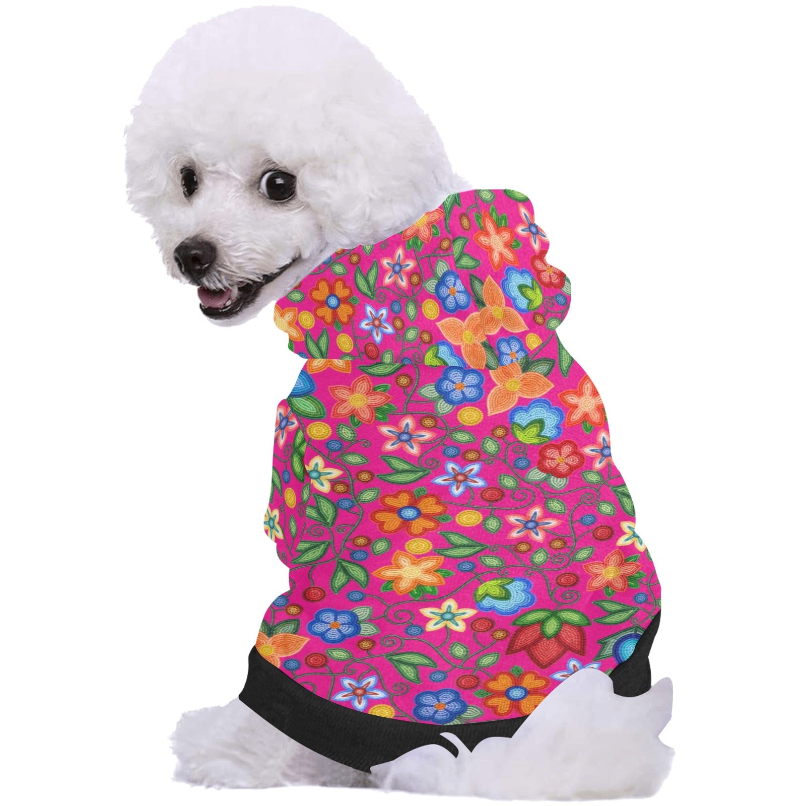 Morning Harmony Pink Pet Dog Hoodie