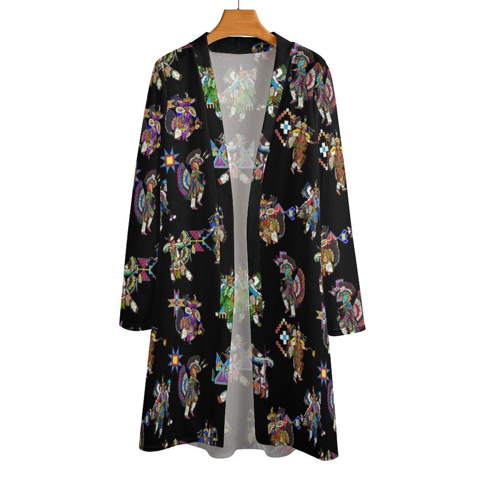Men's Fancy Dancer Black Cardigan