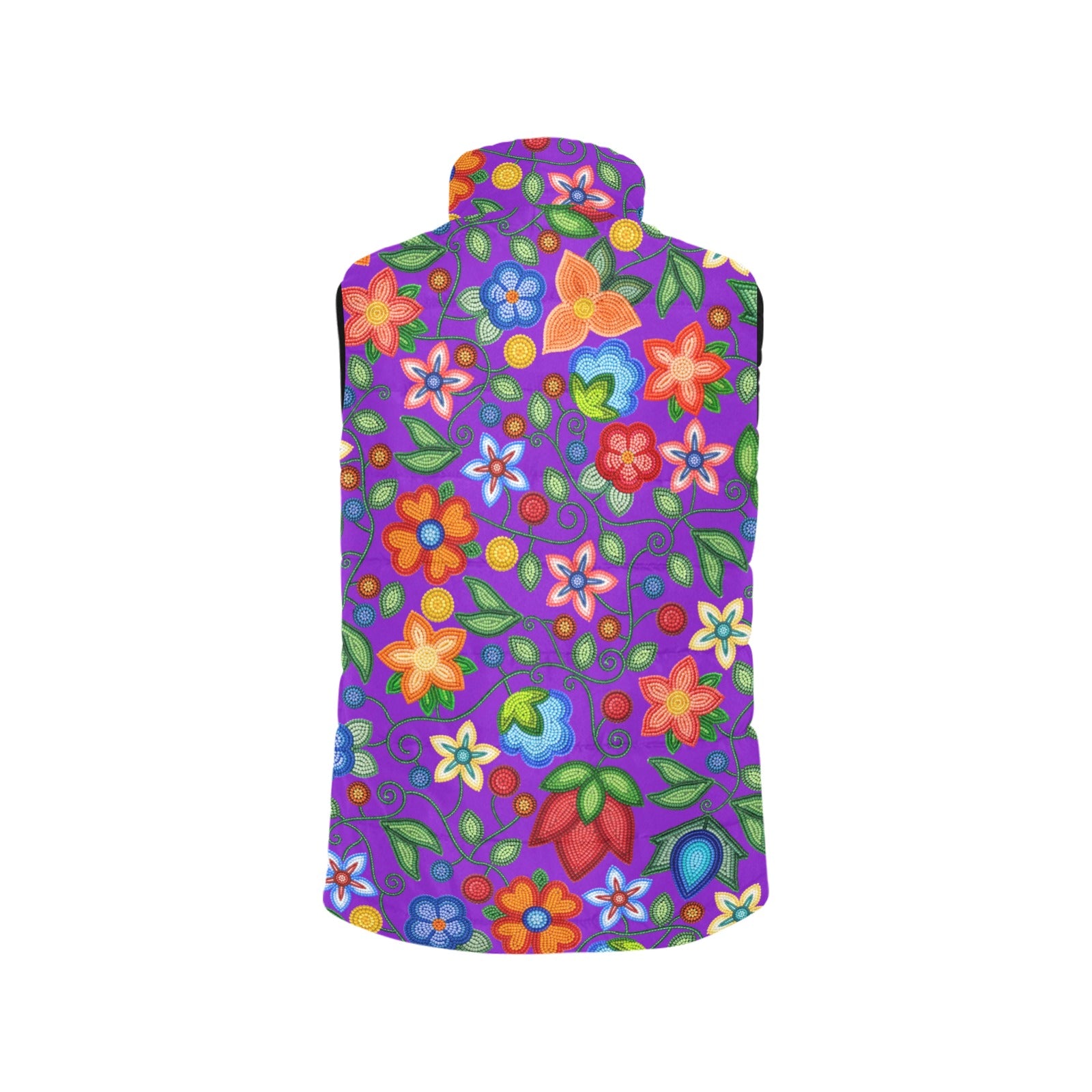 Morning Harmony Purple Women's Padded Vest Jacket