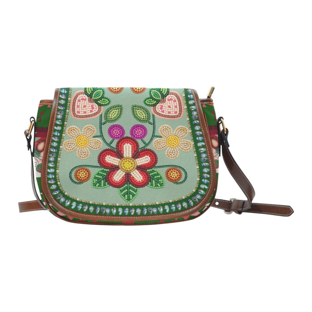 Sacred Berry Sage Saddle Bag/Large