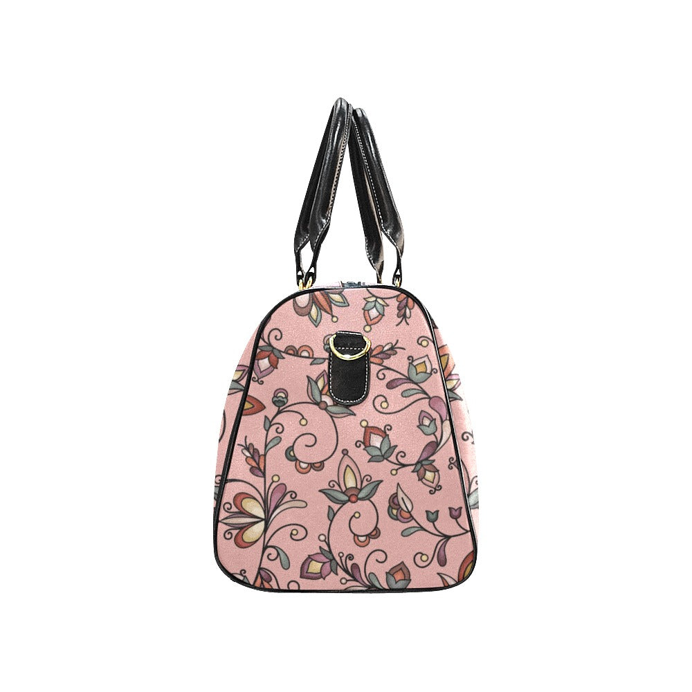 Burnt Sky Petals Peach Waterproof Travel Bag/Small
