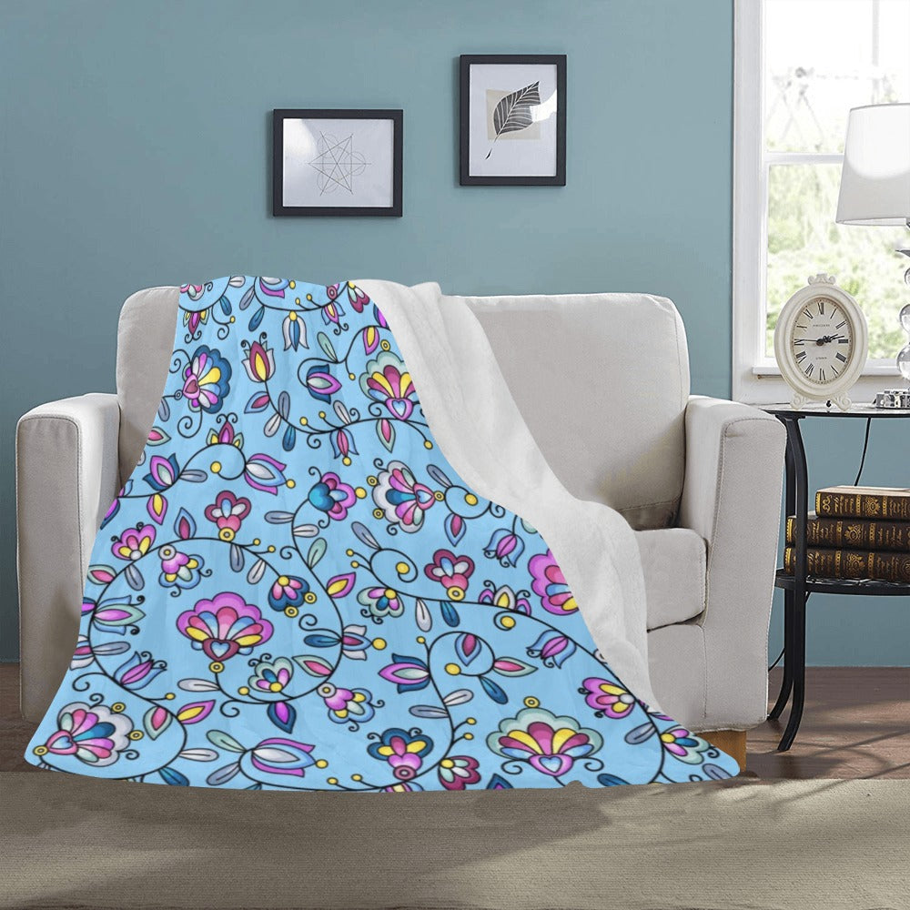 Autumn Bundle Blessing Blue Ultra-Soft Micro Fleece Blanket 50"x60"