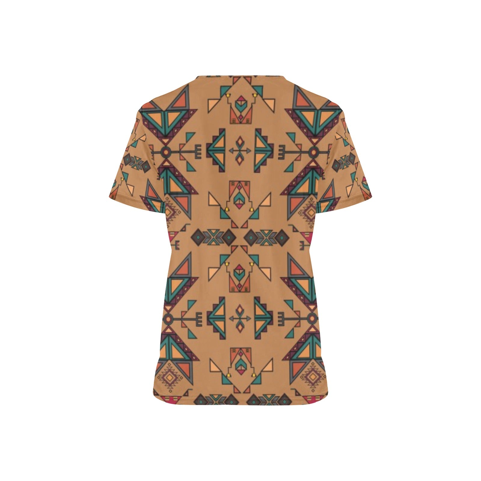 Arrow dawn Brown Scrub Top