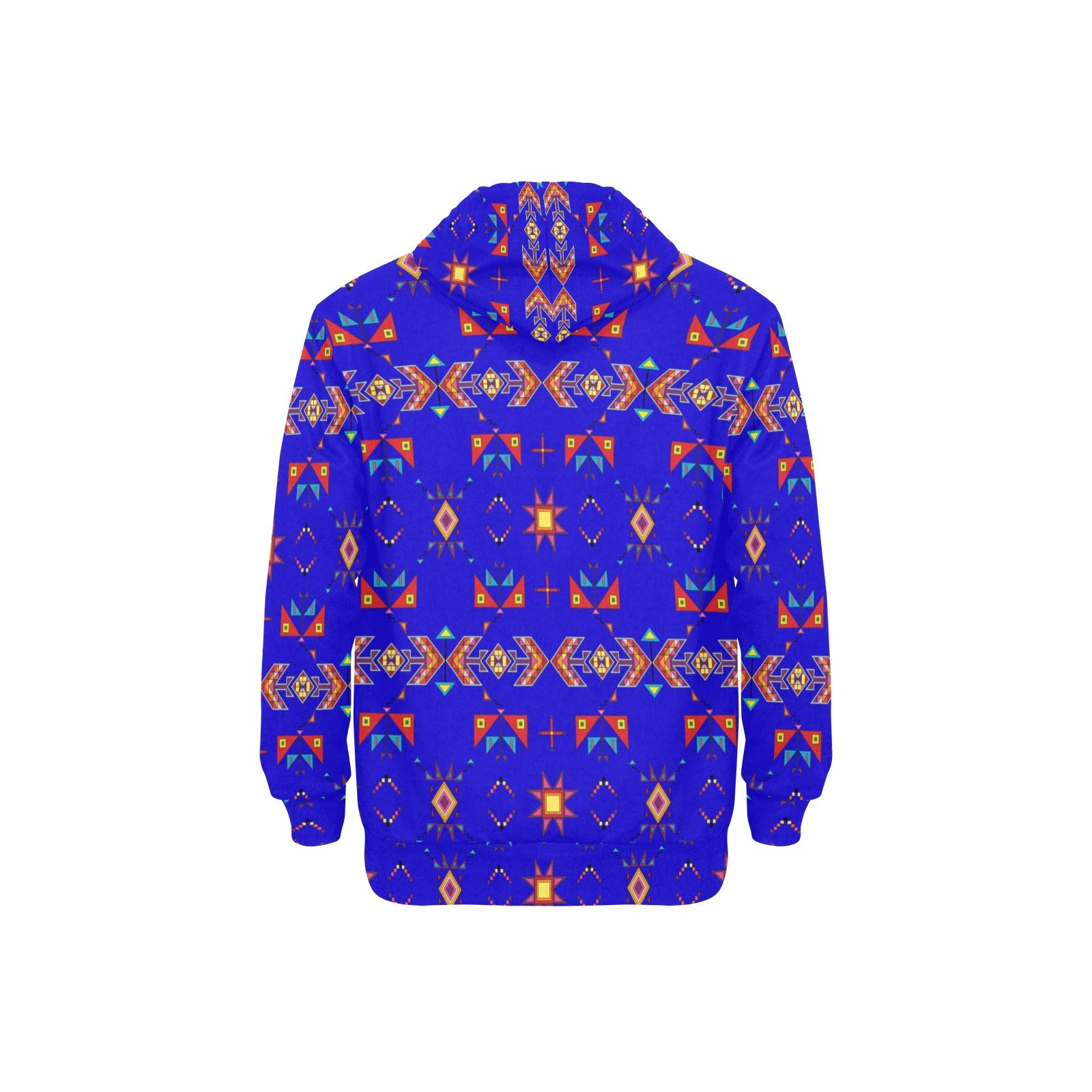 Scattered Generations Royal Men's Long Sleeve Fleece Hoodie