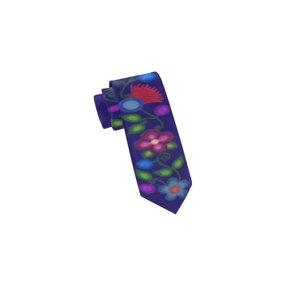 Petal Serenity Classic Necktie (Two Sides)