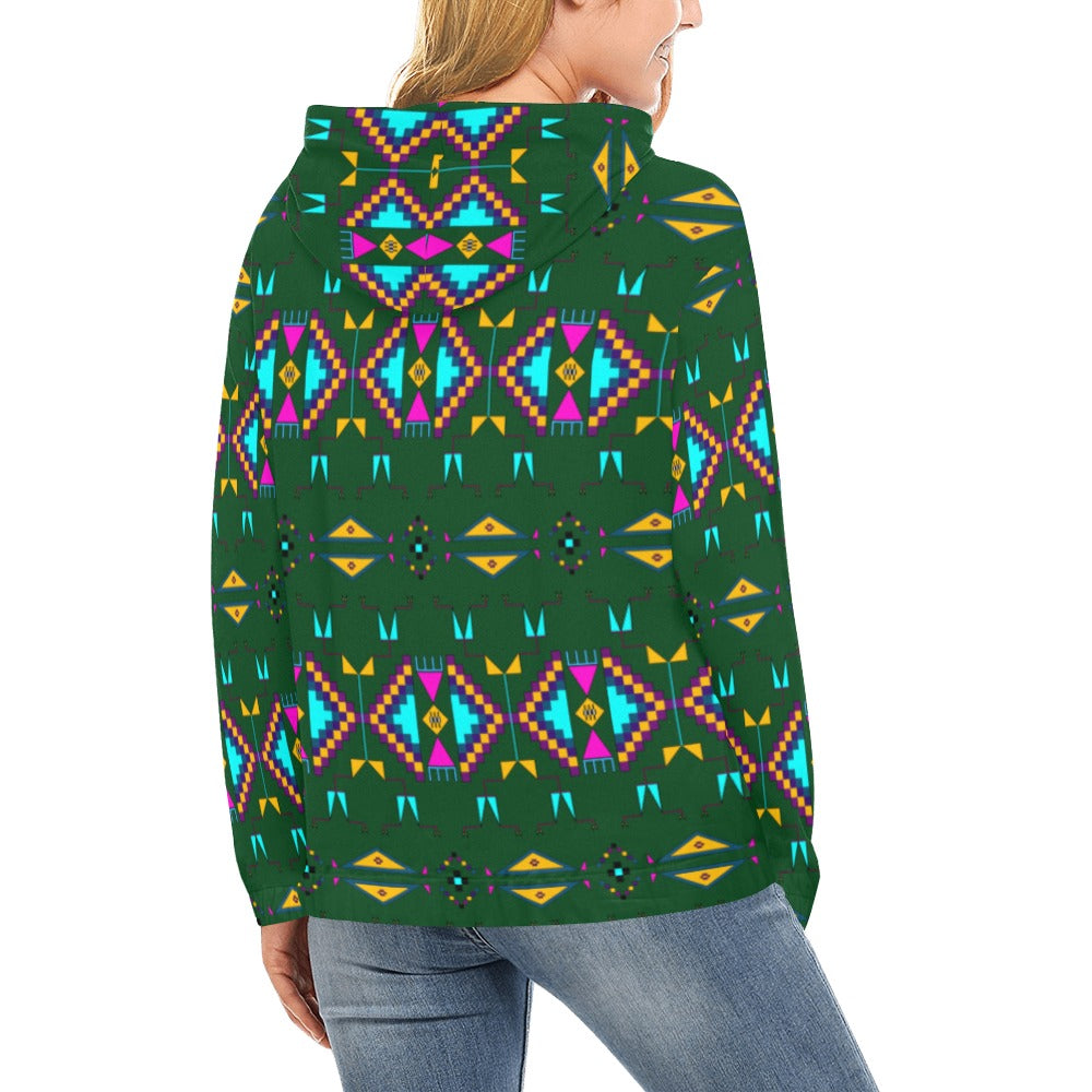 Rite of Passage Squash Leaf Hoodie for Women (USA Size)