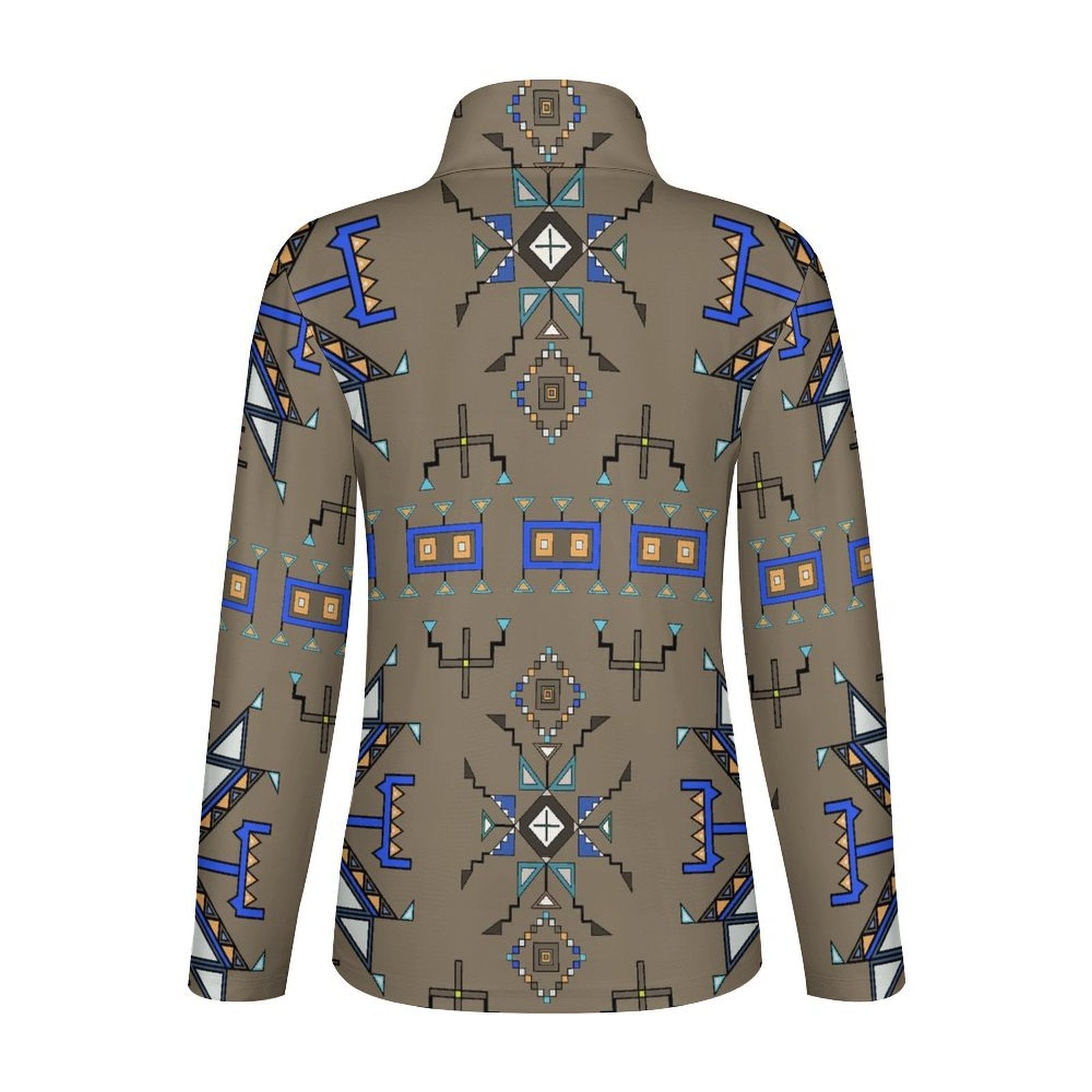 Eagle Strike Brown Long Sleeve Yoga Shirt