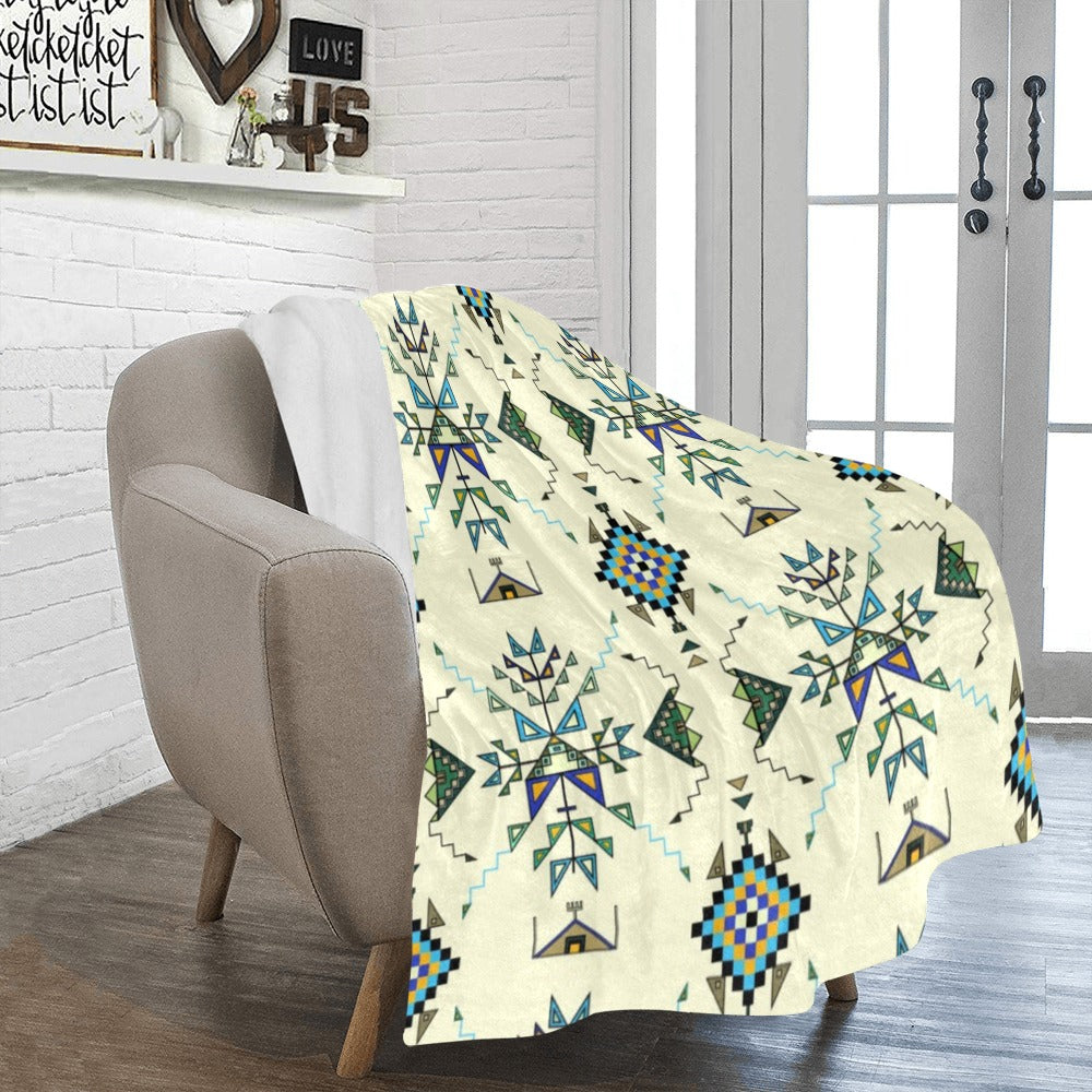 Bear Shield Cream Ultra-Soft Micro Fleece Blanket 50"x60"
