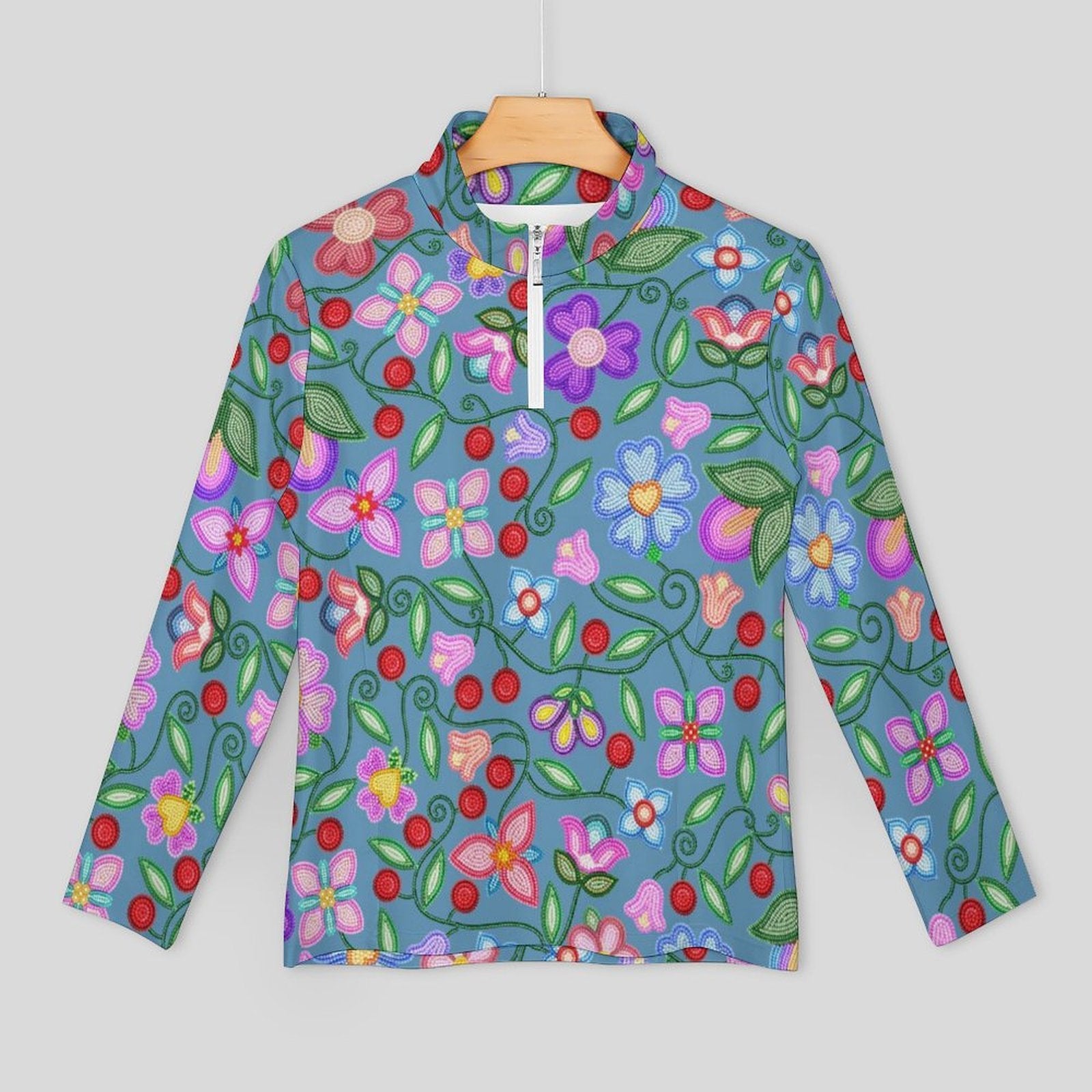 Petal Harmony RiverLong Sleeve Yoga Shirt