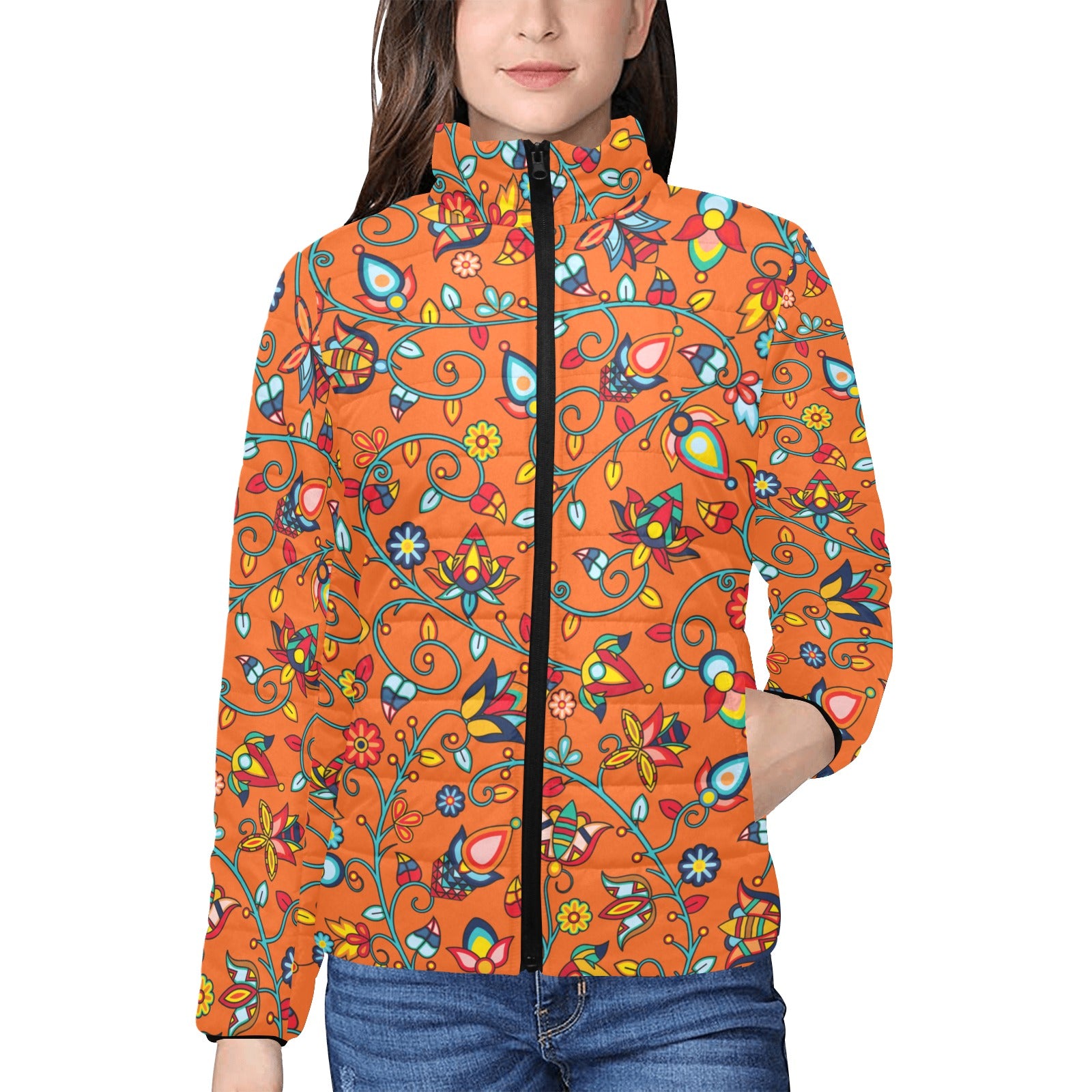 Thorny Path ECM Orange Women's Padded Jacket