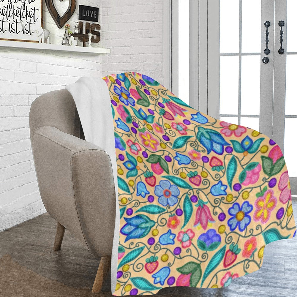 Sweet Offering Cream Ultra-Soft Micro Fleece Blanket 60"x80"