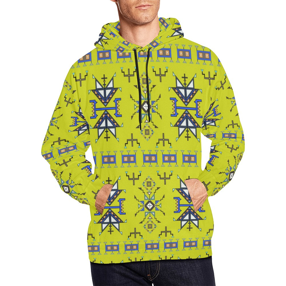 Eagle Strike Lime Hoodie for Men (USA Size)
