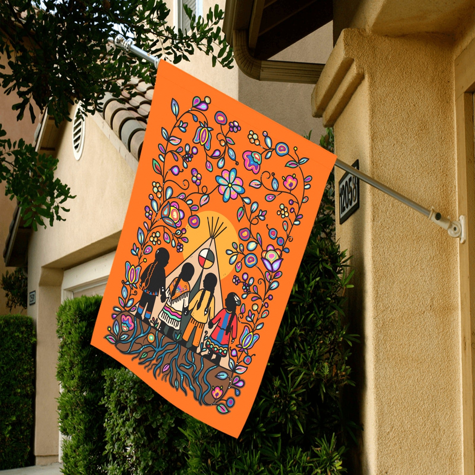 Rooted in Culture Garden Flag 28''x40'' (Two Sides Printing)