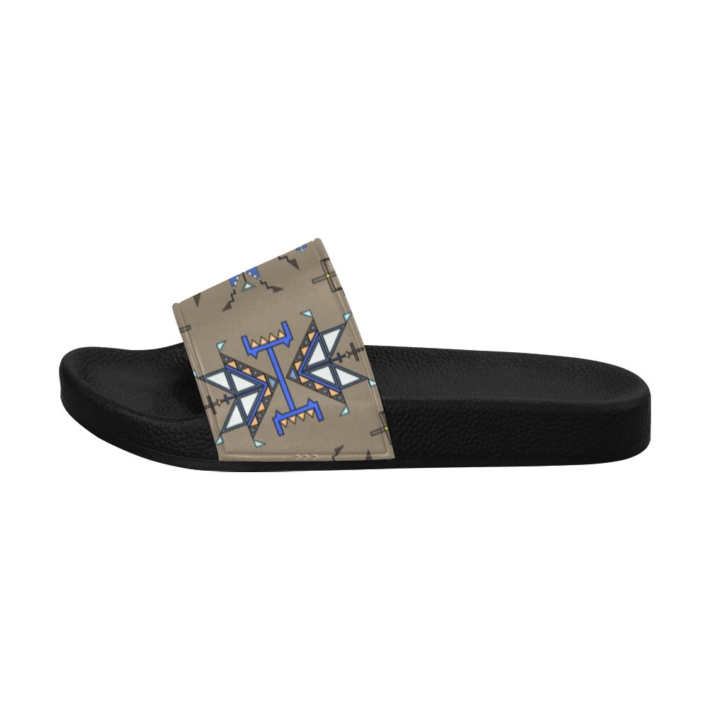 Eagle Strike Brown Women's Slide Sandals