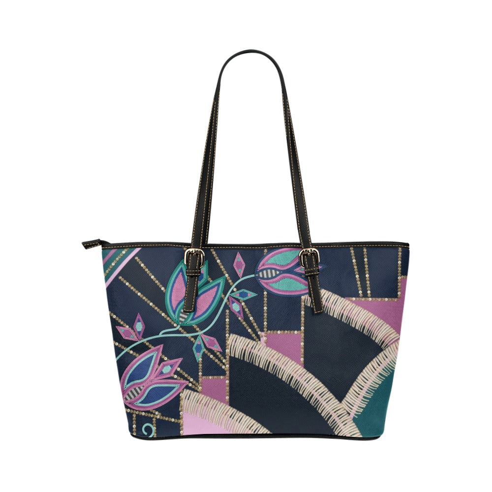 Mosaic Mirage Leather Tote