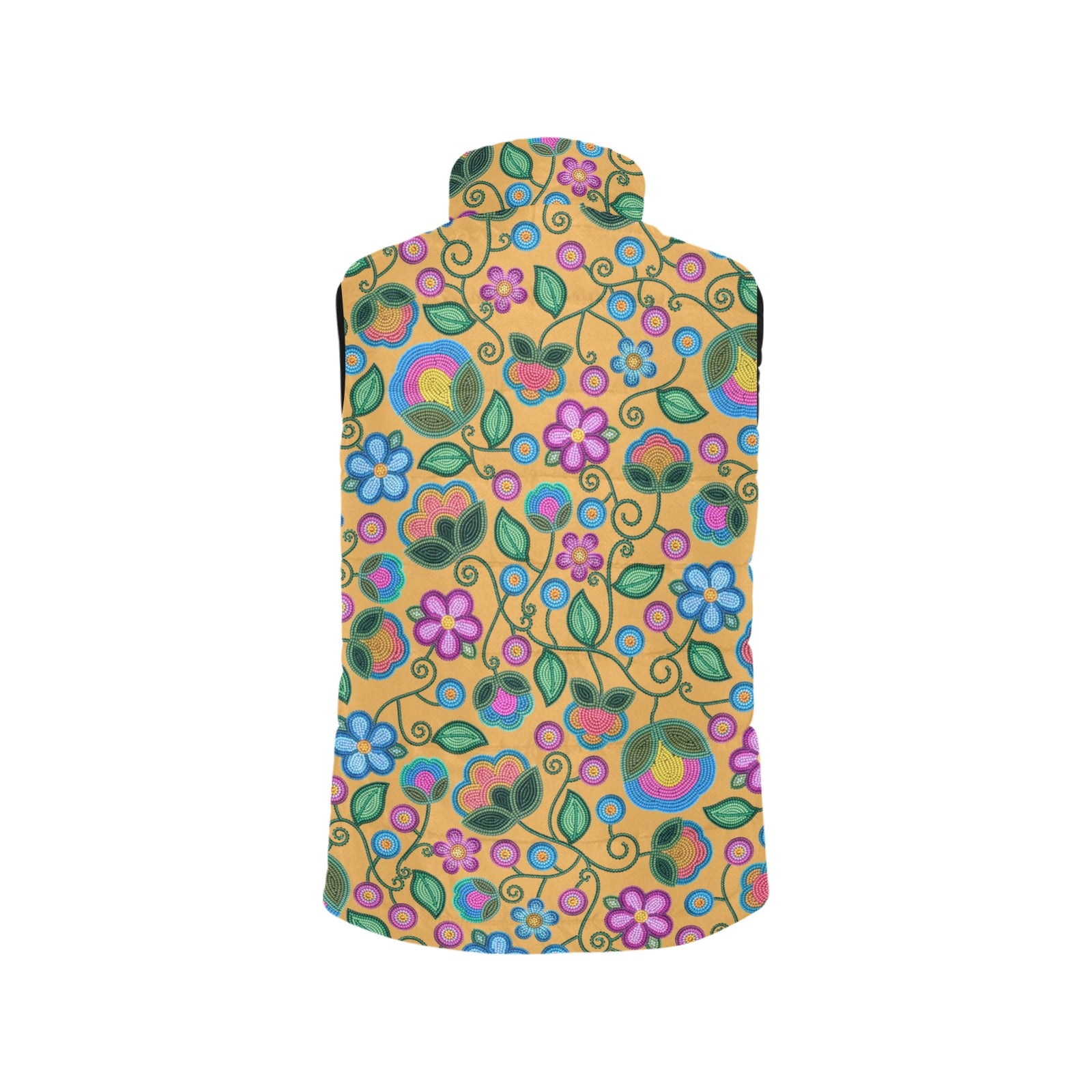 Turquoise Sunbeam Yellow Women's Padded Vest Jacket