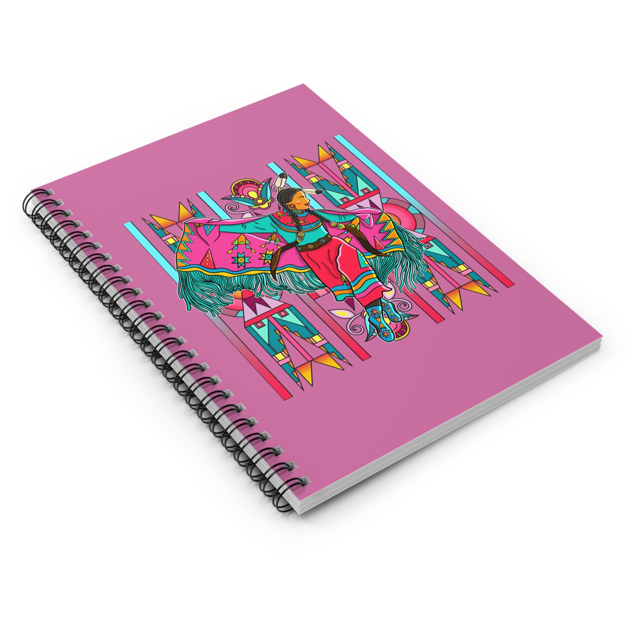 Fancy Dancer Trans BG 1 Spiral Notebook