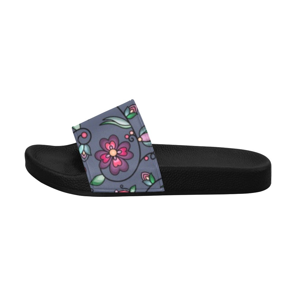 Amber Evening Garland Blue Women's Slide Sandals