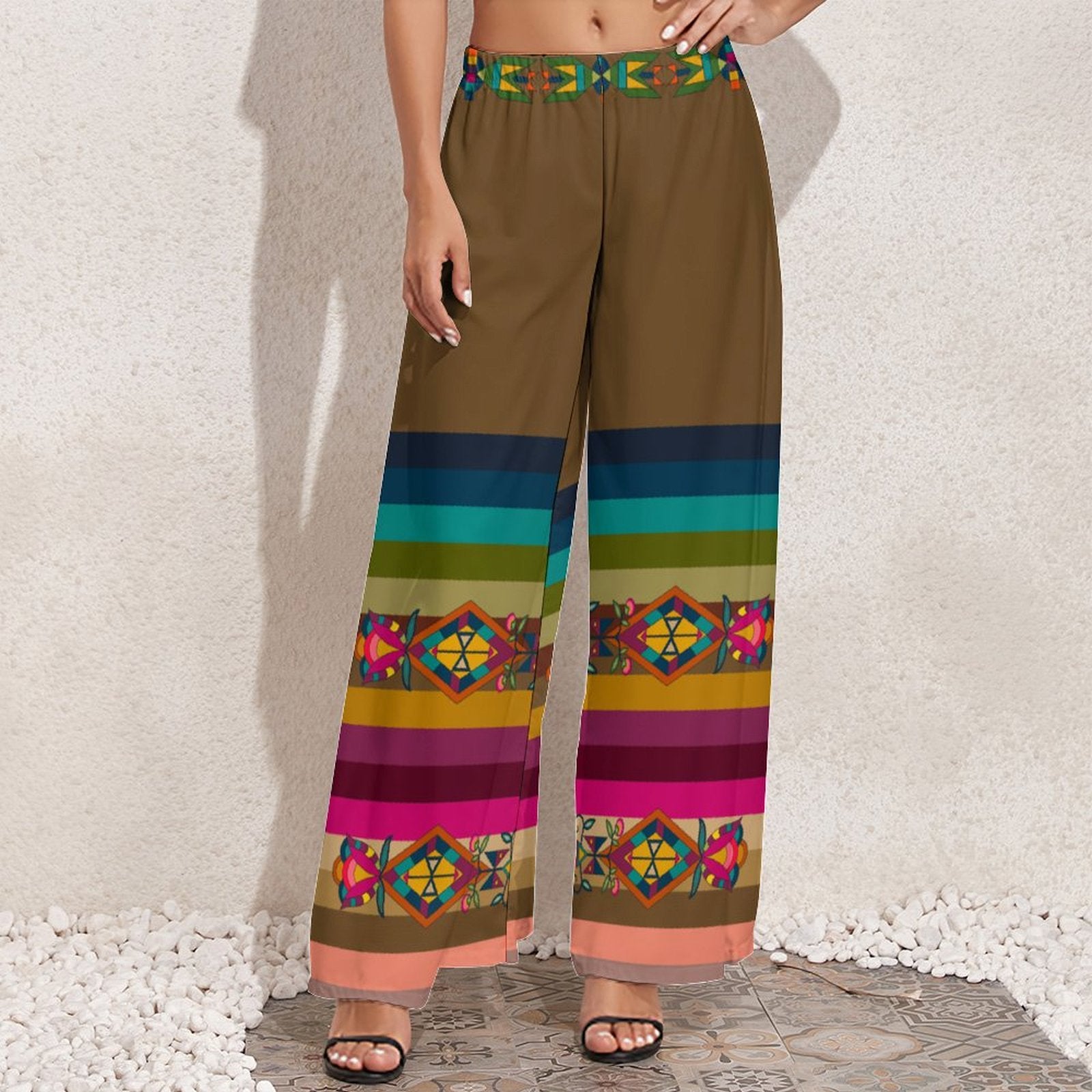 Whispering Leaves Ribbon Pants