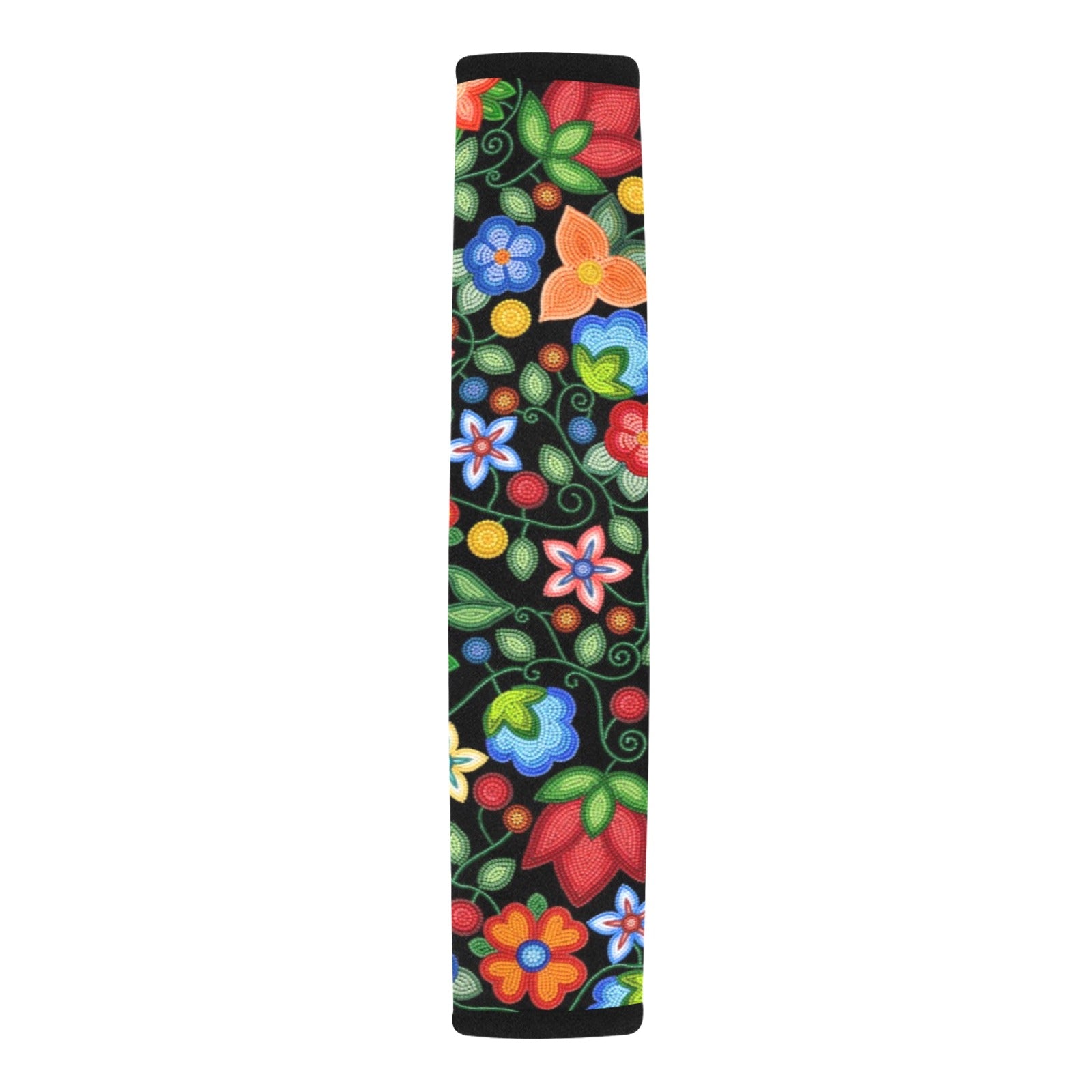 Morning Harmony Black Car Seat Belt Cover 7''x12.6'' (Pack of 2)
