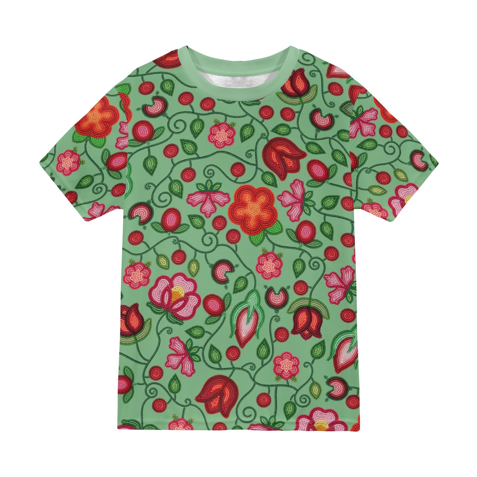 Rose Reverie Green T-shirt for Men