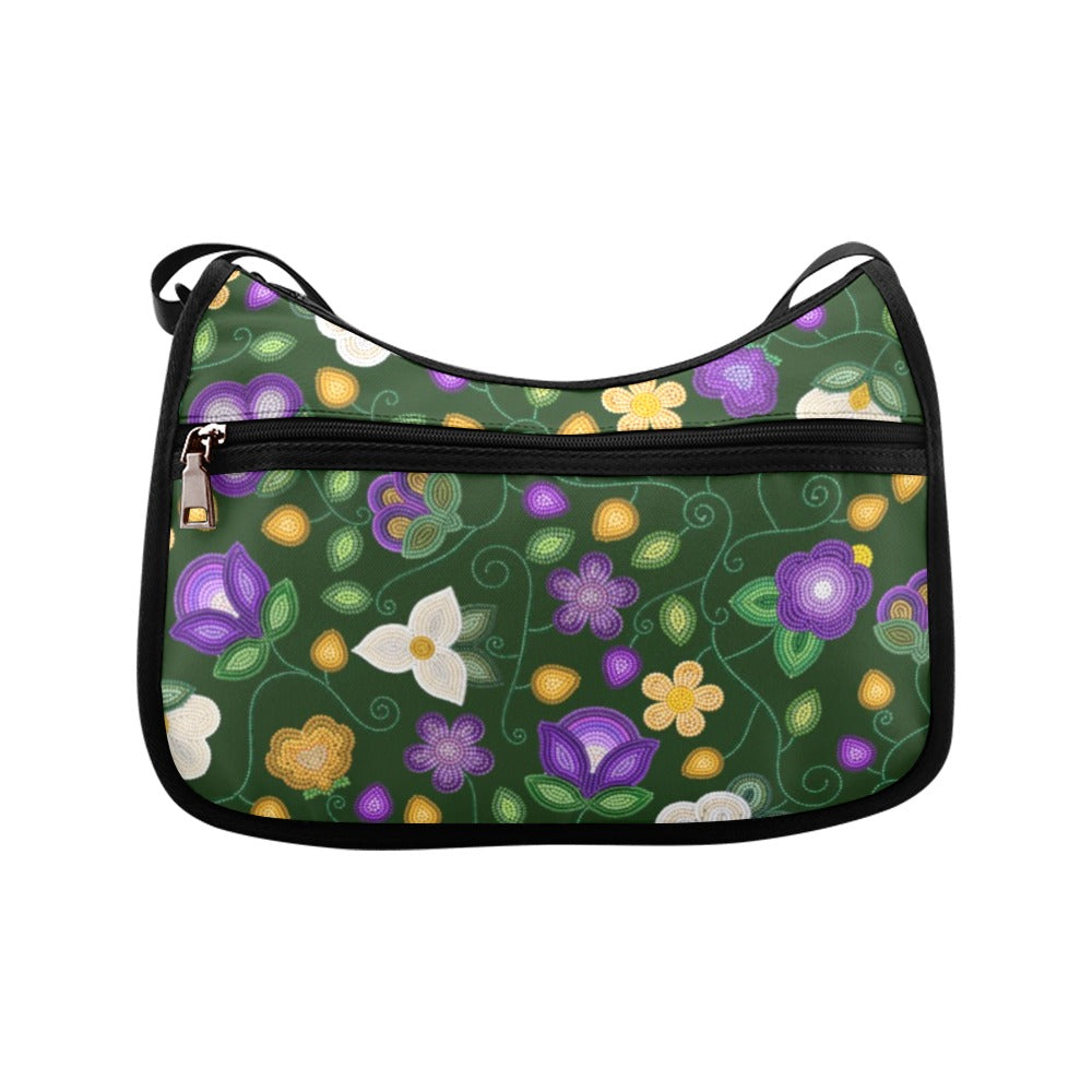 Midnight Moss Bloom Forest Crossbody Bag
